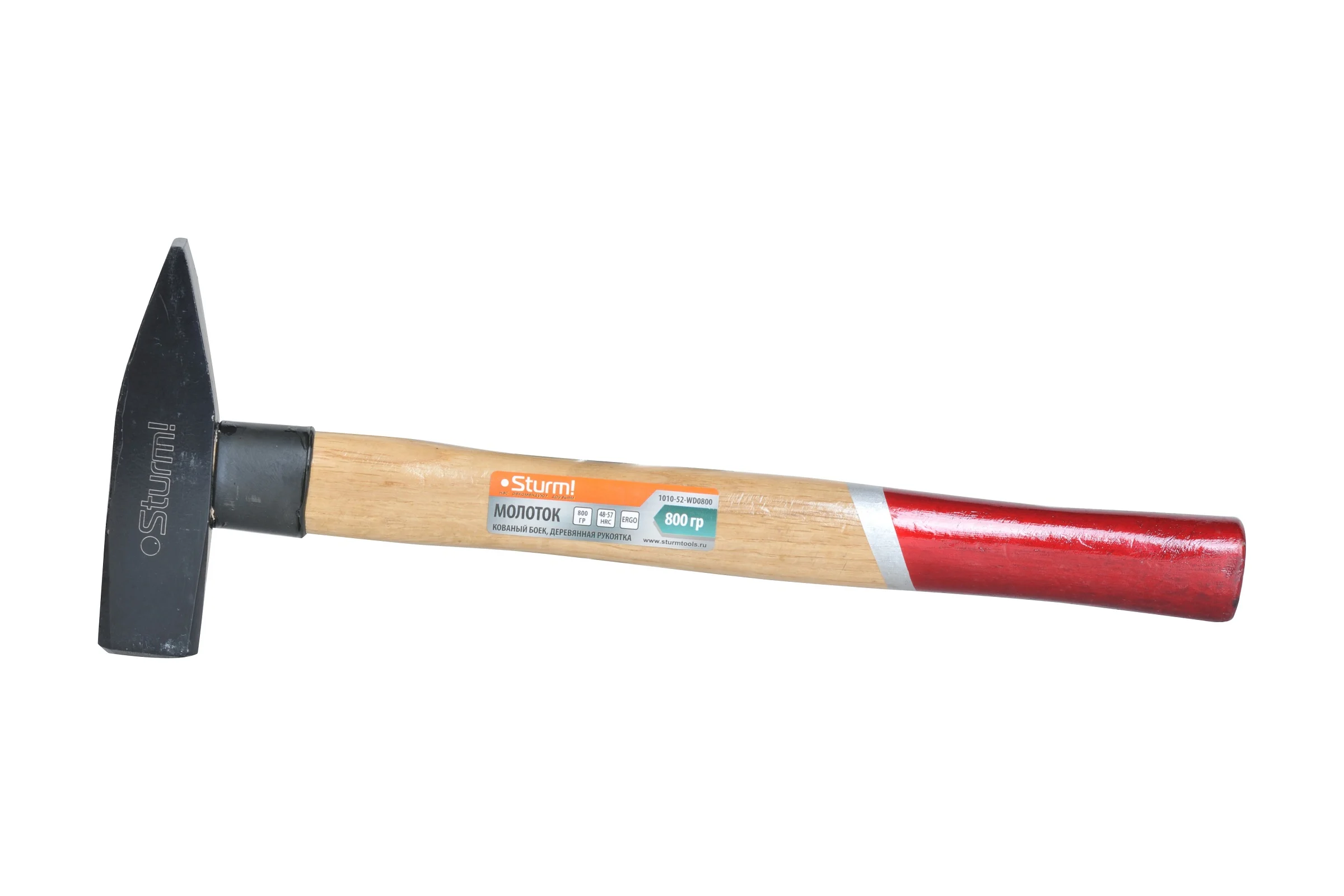 Молоток Sturm 800 г деревянная рукоятка 1010-52-WD0800