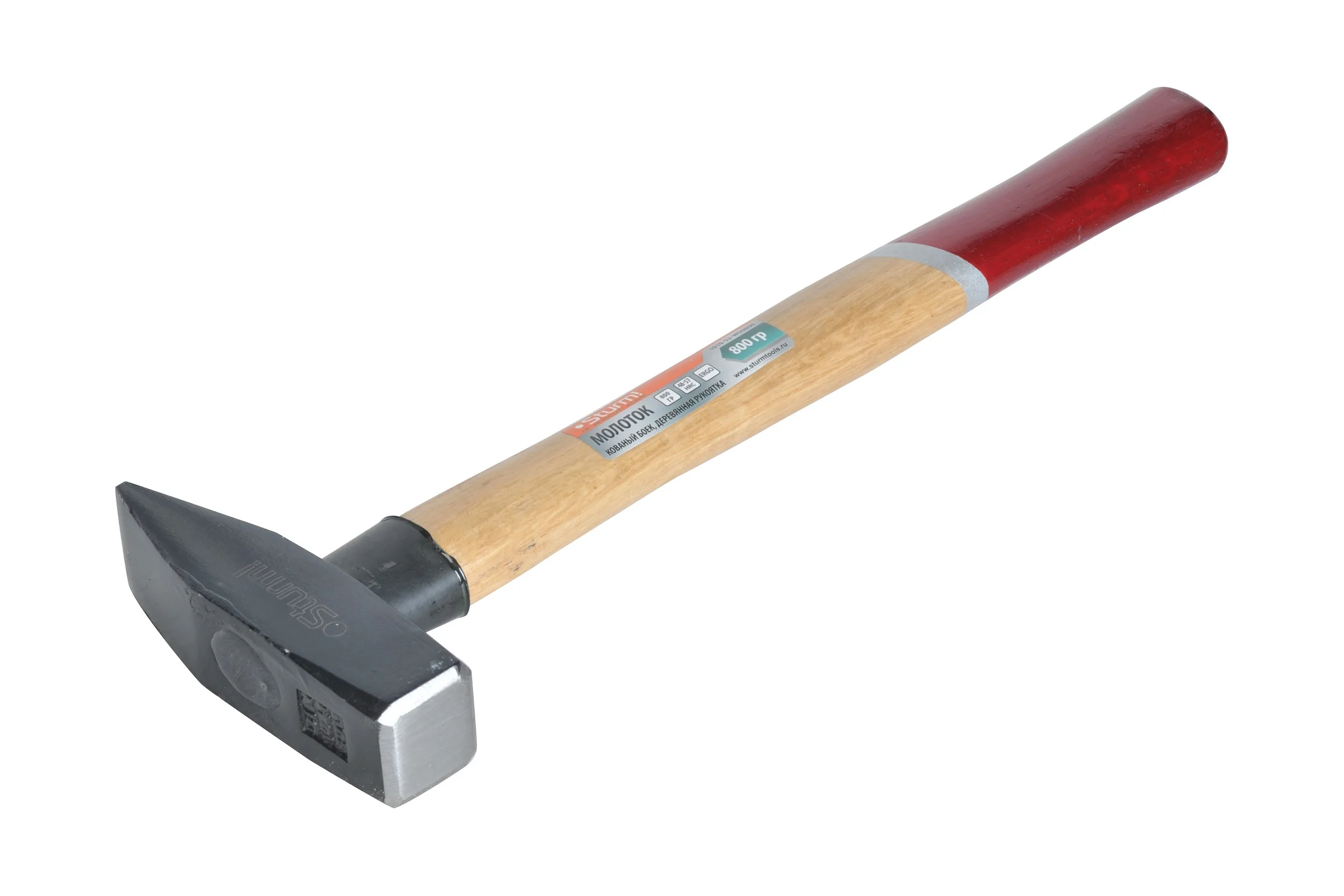 Молоток Sturm 800 г деревянная рукоятка 1010-52-WD0800