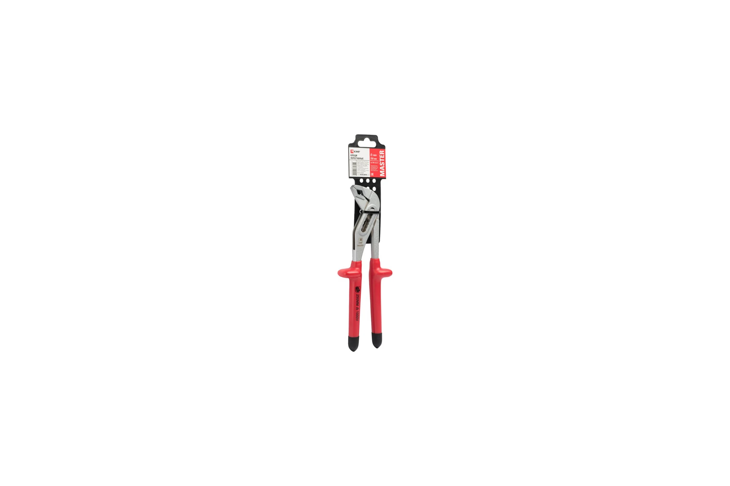 Переставные клещи EKF Master 250 мм, 1000 В Basic 2310635 kp-250-mas-in