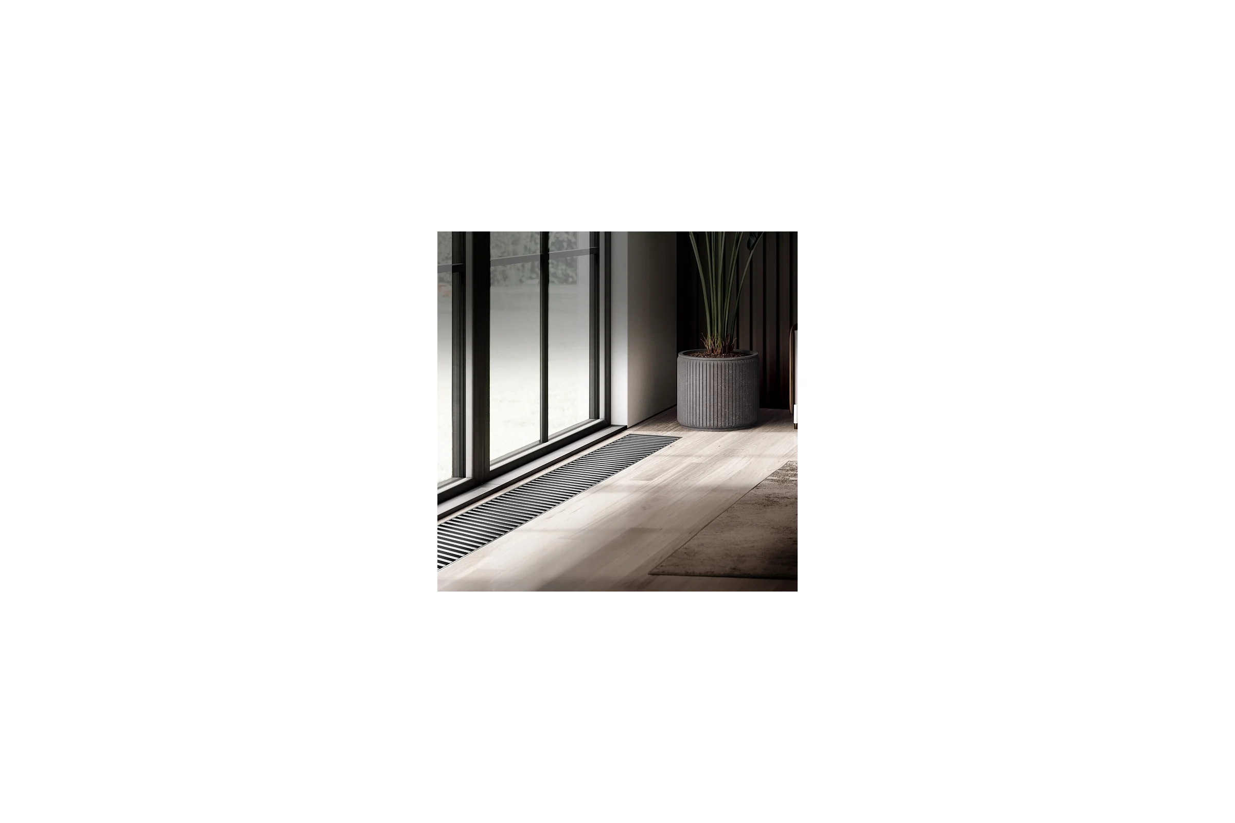 Внутрипольный конвектор ROYAL THERMO ATRIUM-75/200/1000-DG-U-NA НС-1477692