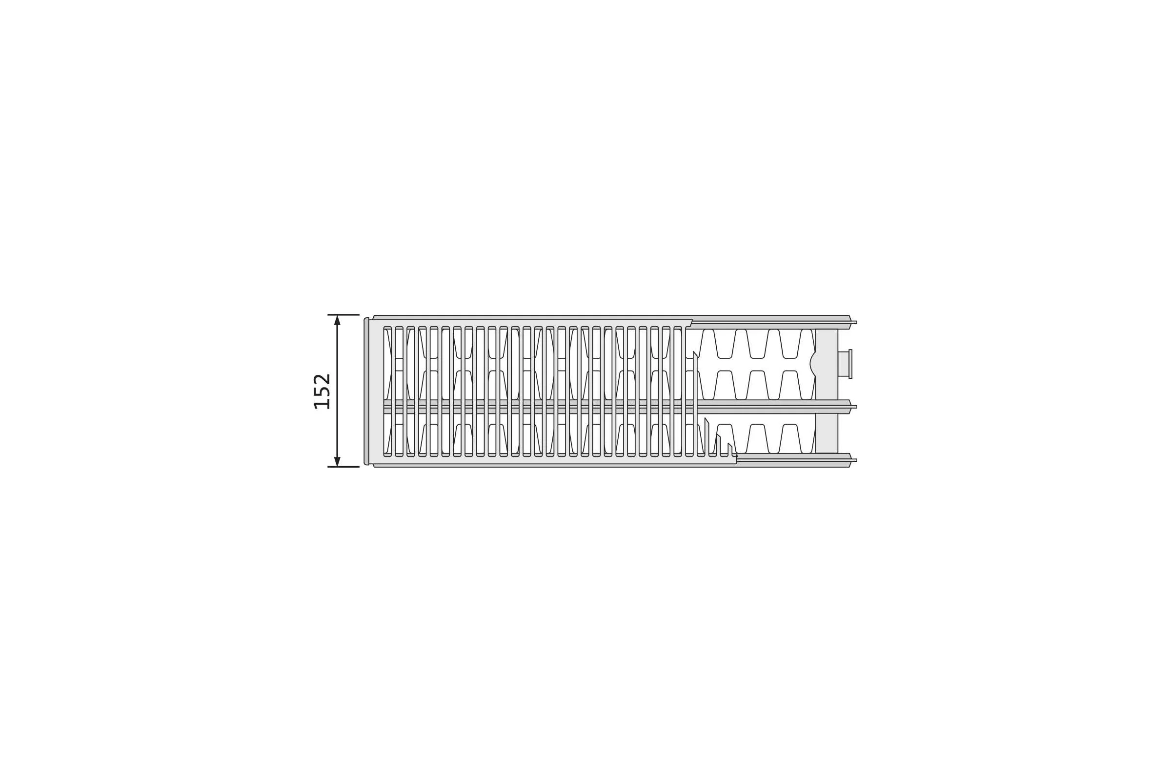 Стальной радиатор PURMO Compact C 33-500-1800 B EVRA F0Z3305018019E00