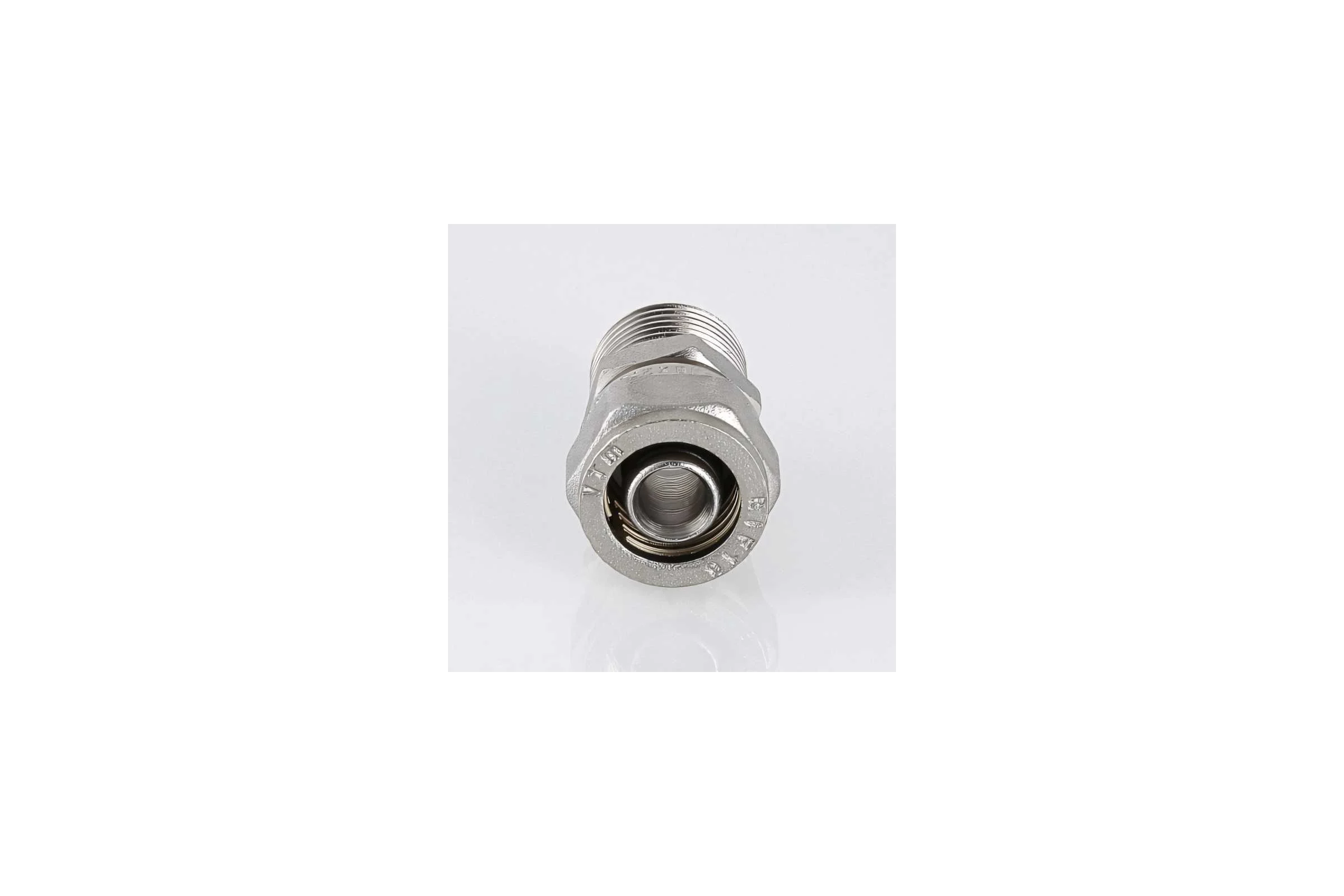 Обжимной соединитель с переходом на наружную резьбу 26х1" Valtec VTm.301.N.002606