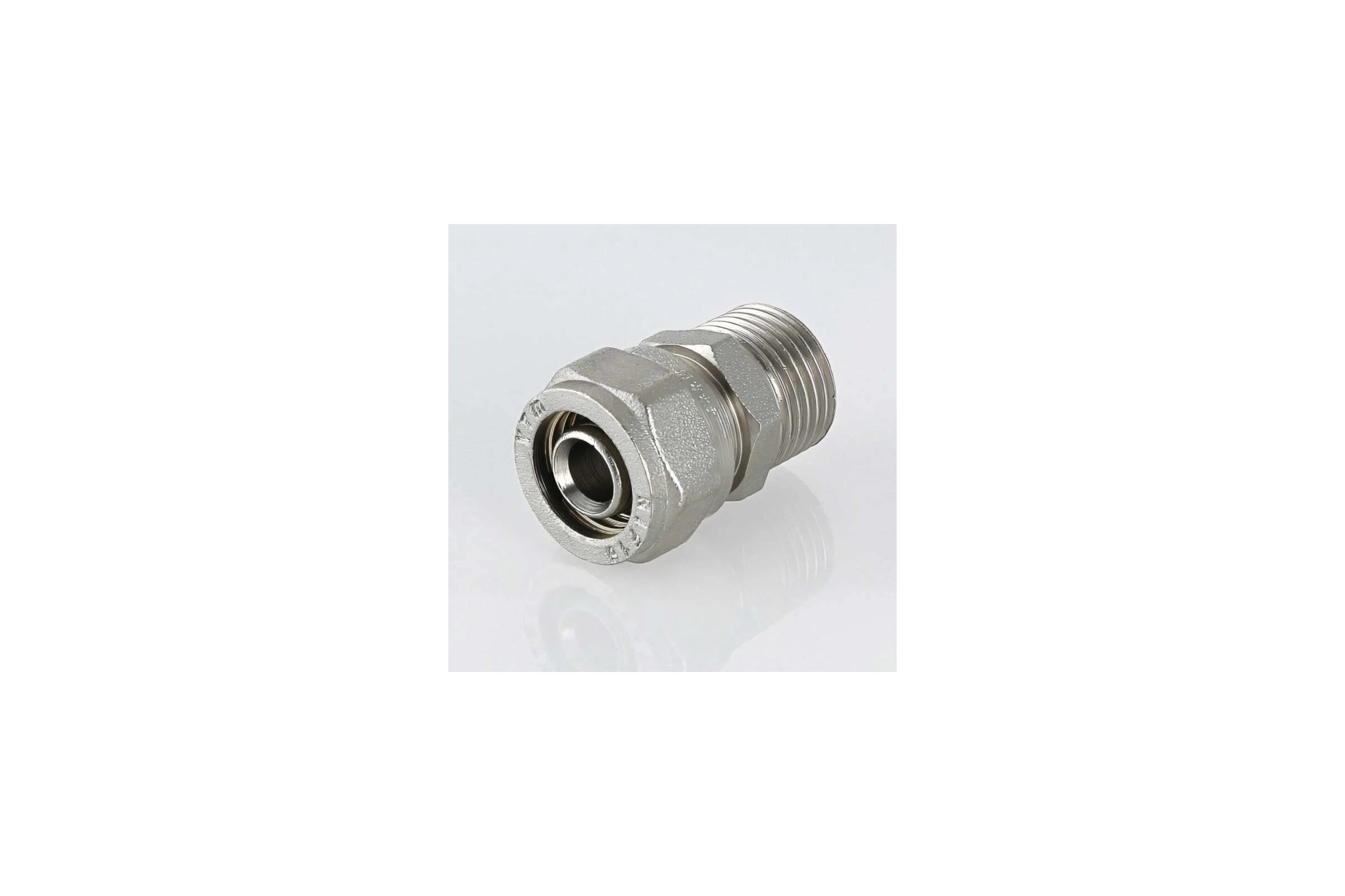 Обжимной соединитель с переходом на наружную резьбу 26х1" Valtec VTm.301.N.002606