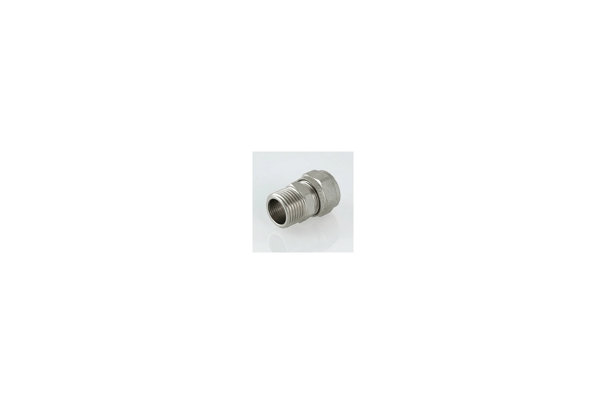 Обжимной соединитель с переходом на наружную резьбу 26х1" Valtec VTm.301.N.002606