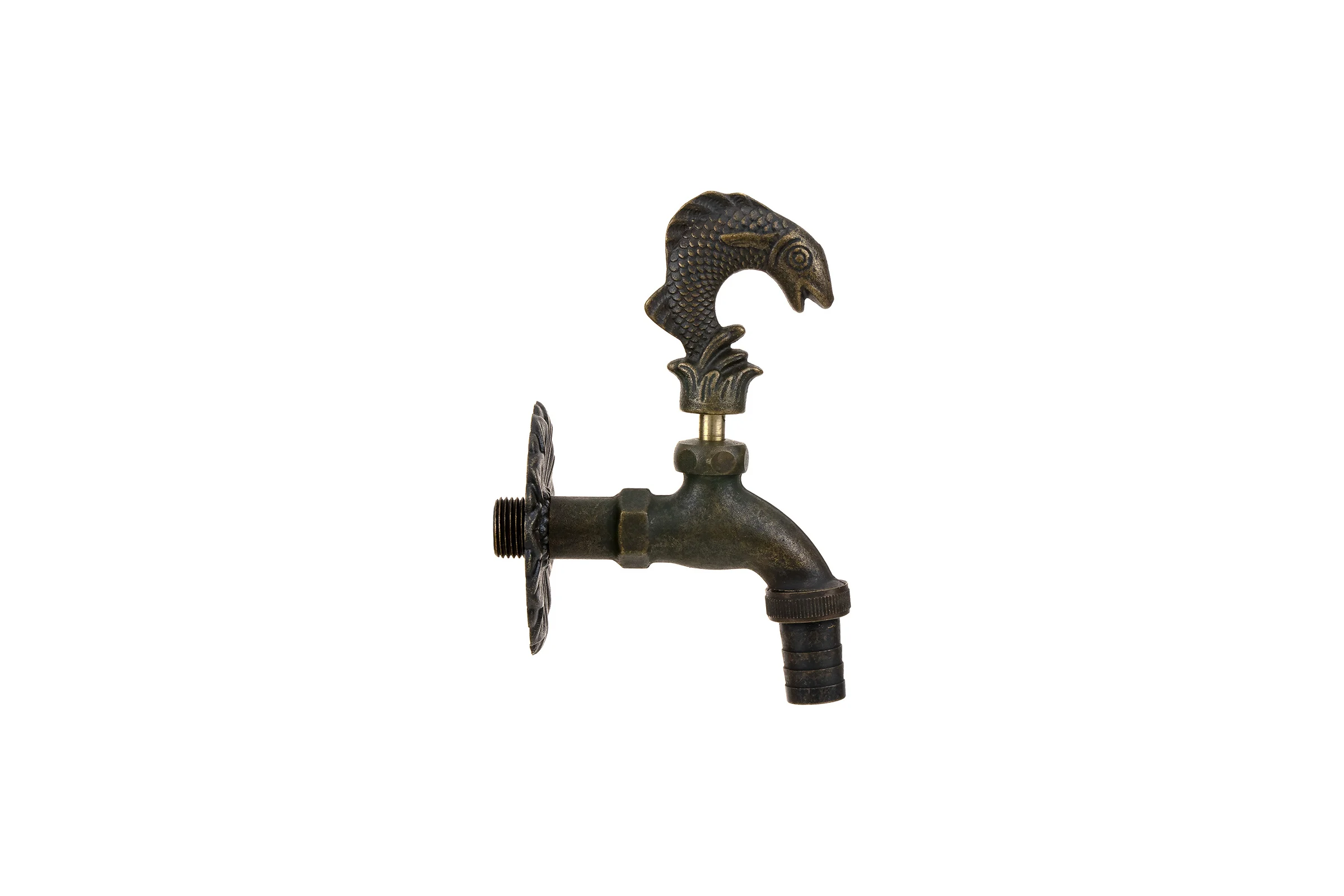 Запорный садовый кран SANTERA Рыба ST202FISH