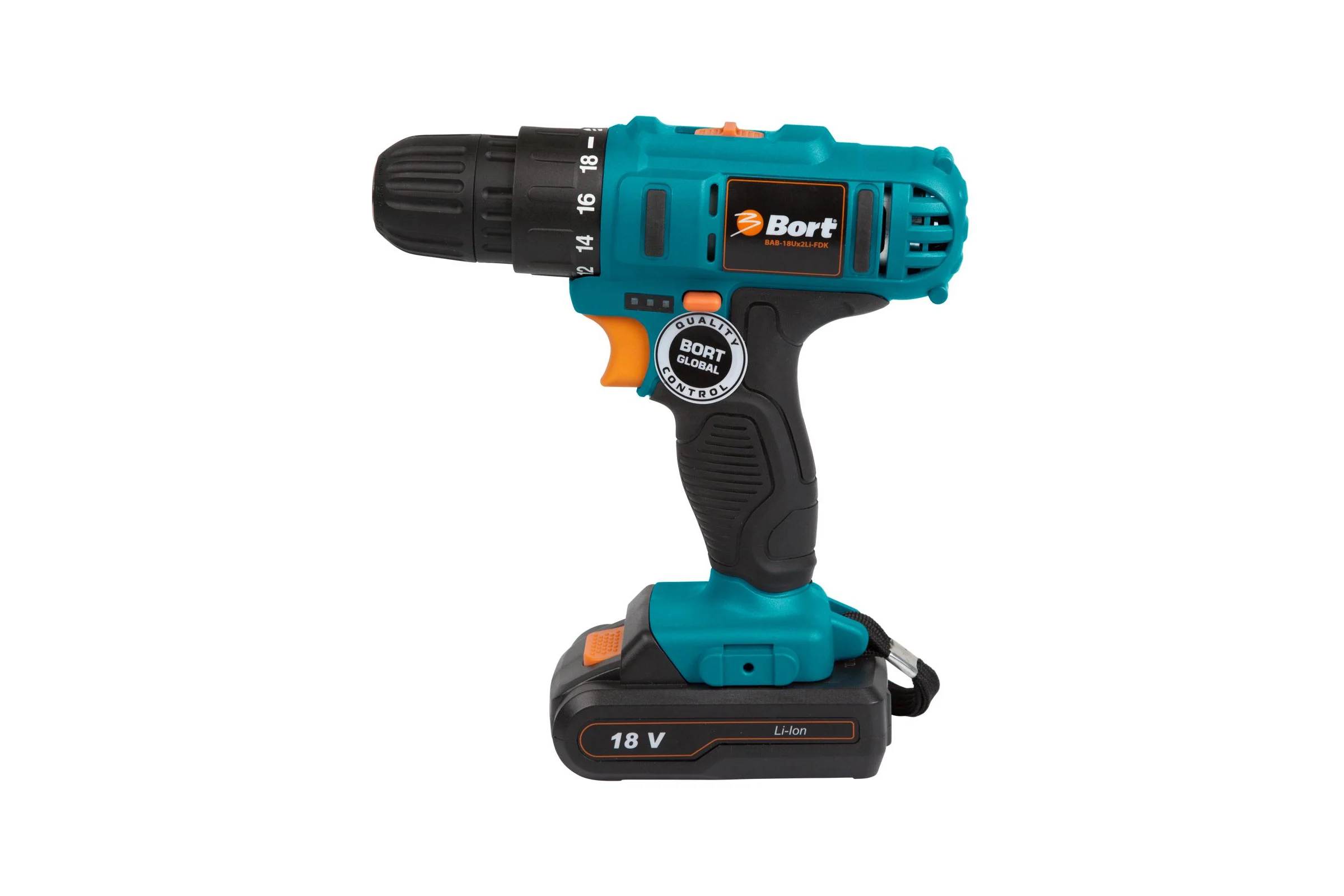 Аккумуляторная дрель-шуруповерт Bort BAB-18Ux2Li-FDK 98296839