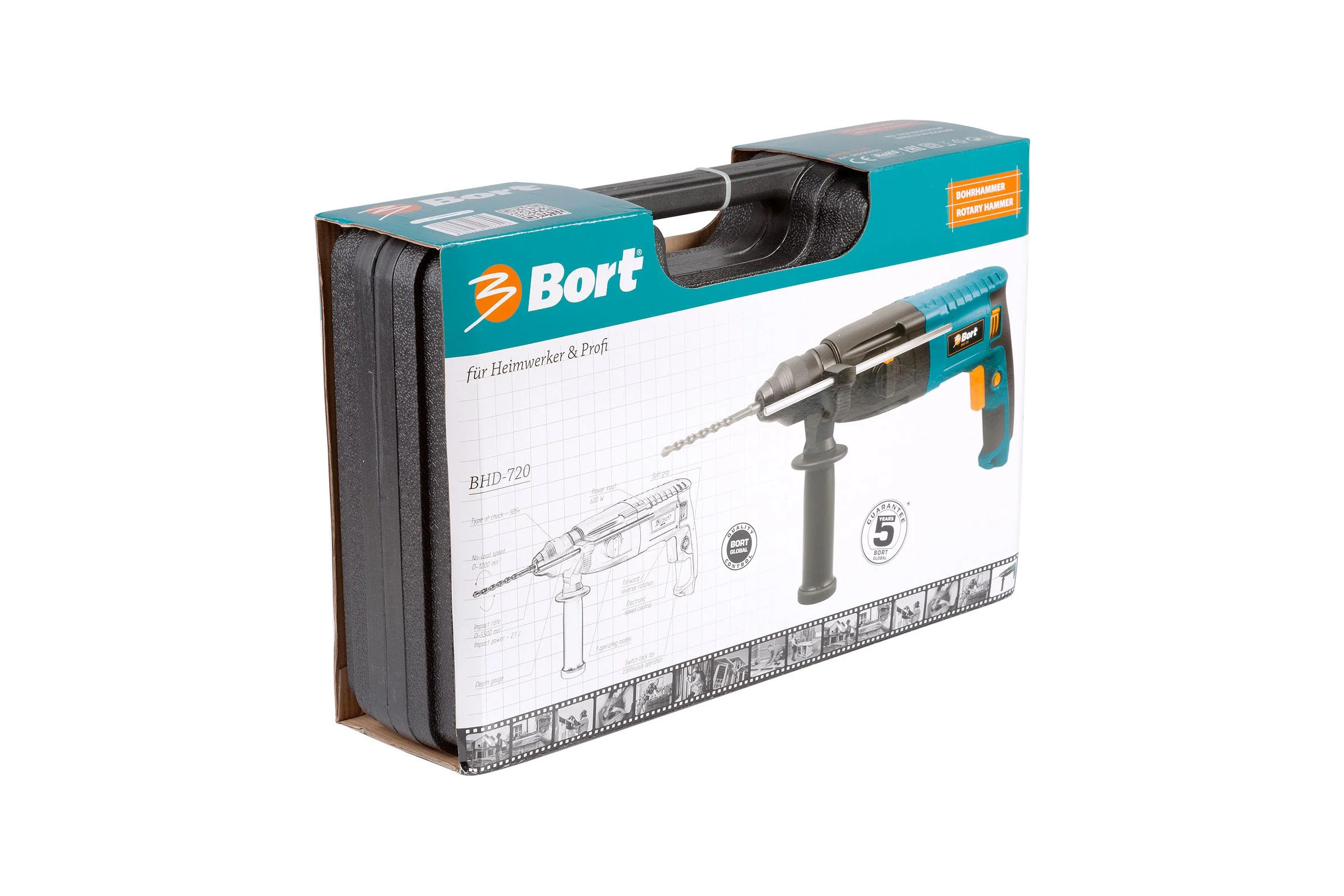 Электрический перфоратор Bort BHD-720 98296600