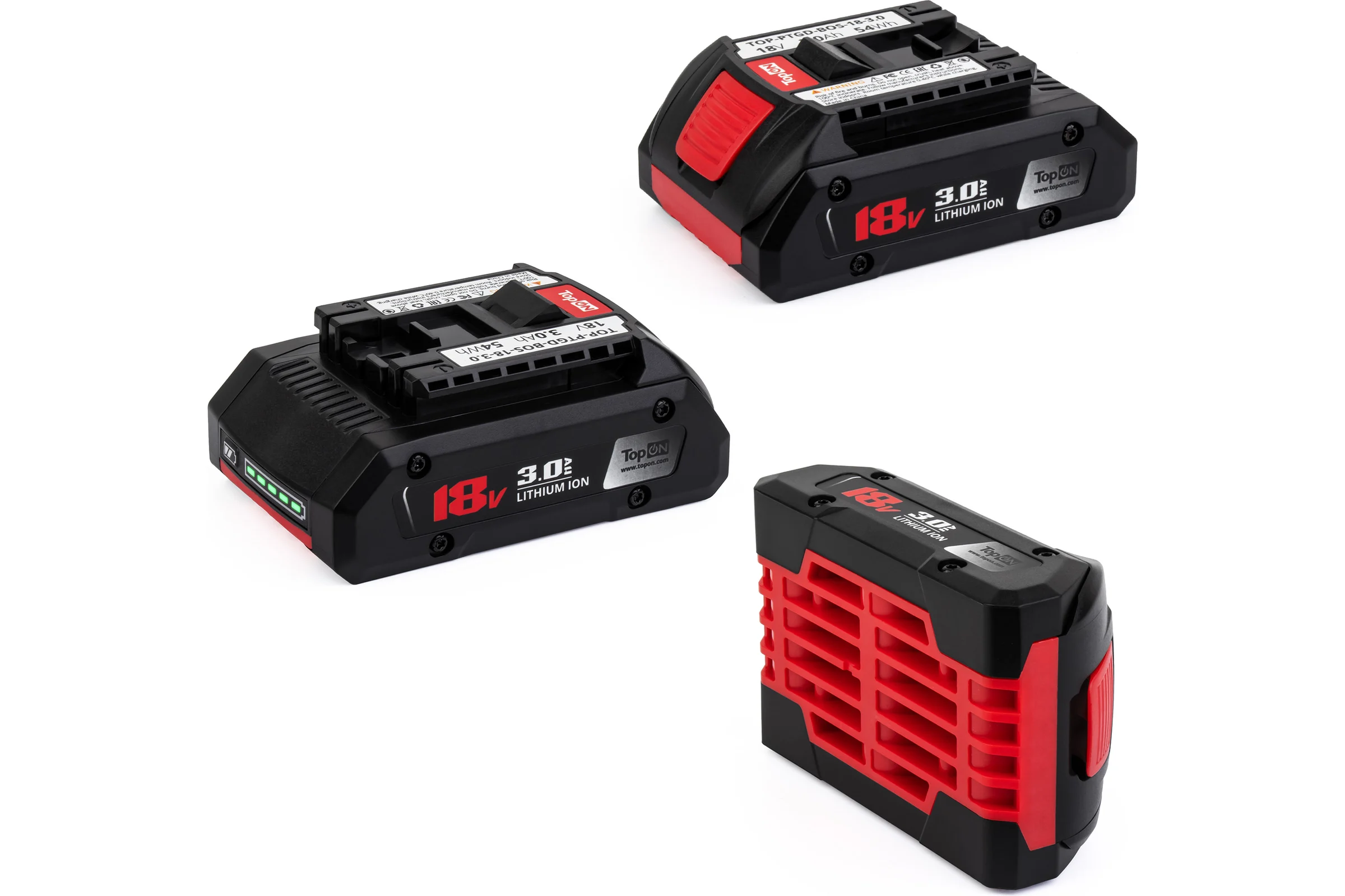 Аккумулятор для BOSCH 18V 3.0AH (LI-ION) PN: 2 607 336 170 TopOn TOP-PTGD-BOS-18-3.0
