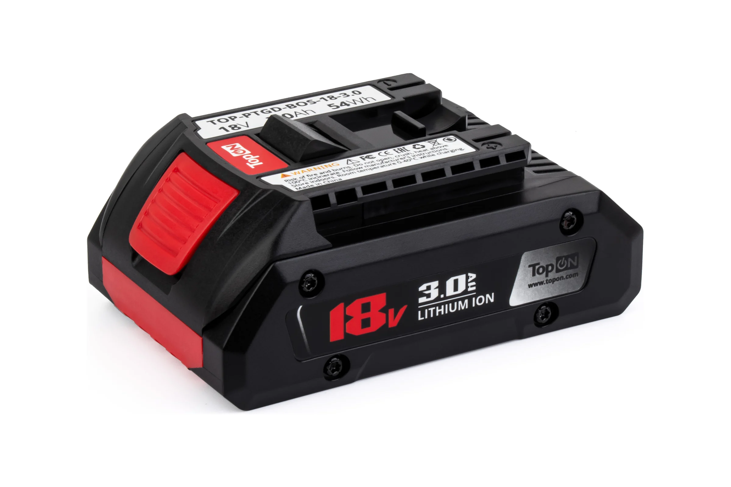 Аккумулятор для BOSCH 18V 3.0AH (LI-ION) PN: 2 607 336 170 TopOn TOP-PTGD-BOS-18-3.0
