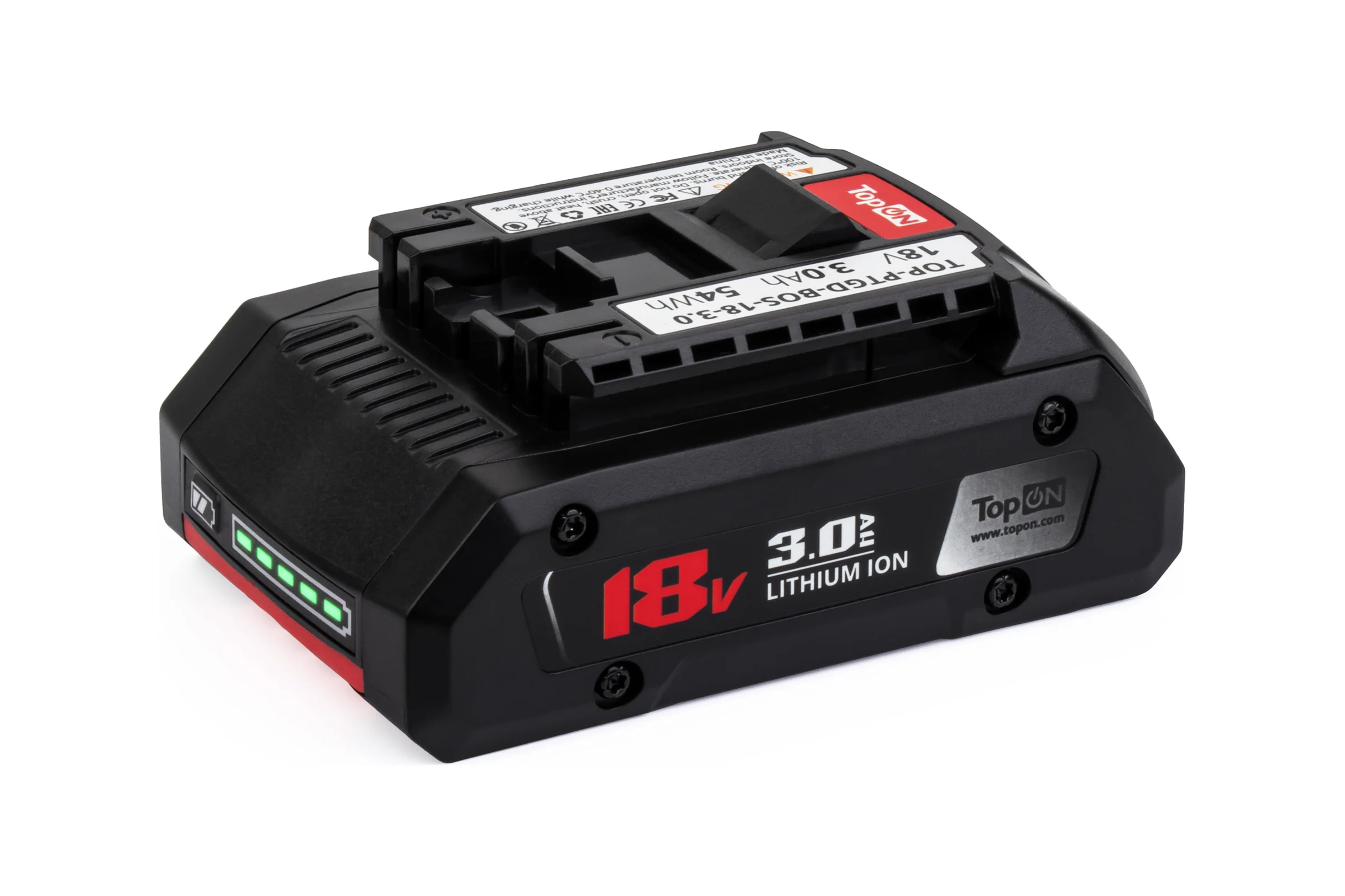 Аккумулятор для BOSCH 18V 3.0AH (LI-ION) PN: 2 607 336 170 TopOn TOP-PTGD-BOS-18-3.0