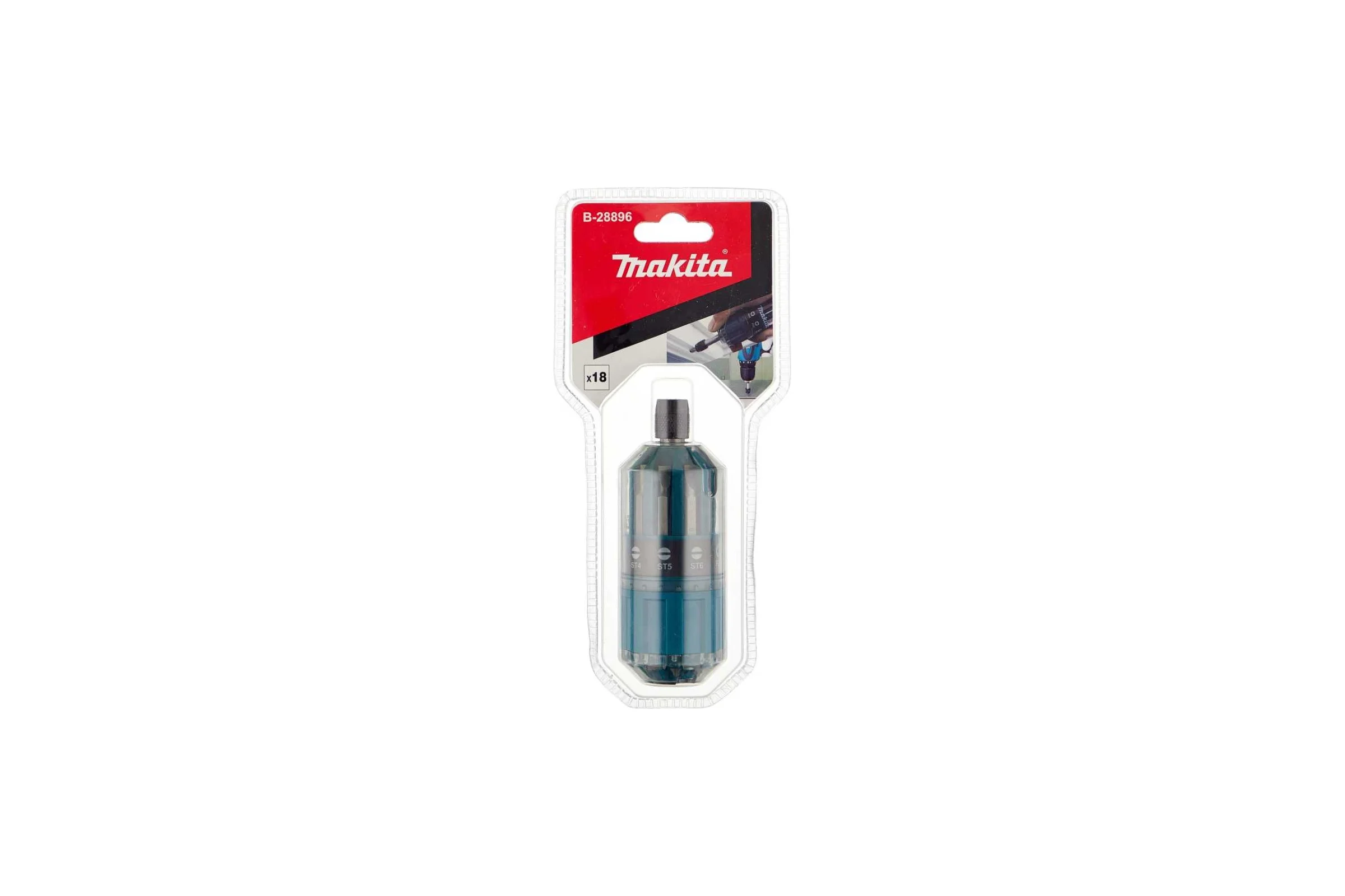 Набор насадок 18 шт. Makita B-28896