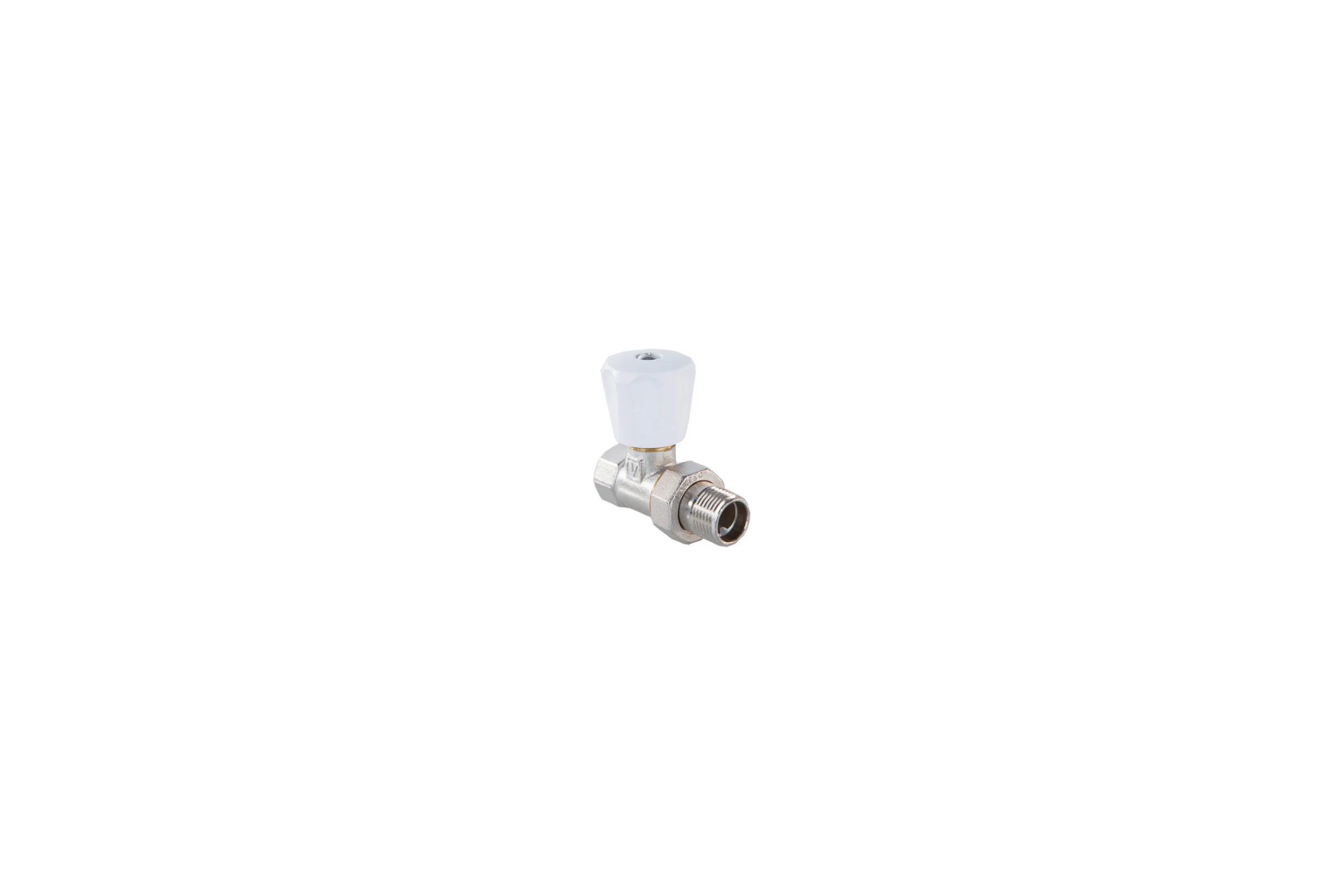 Прямой ручной компактный клапан 1/2 Valtec VT.008.LN.04