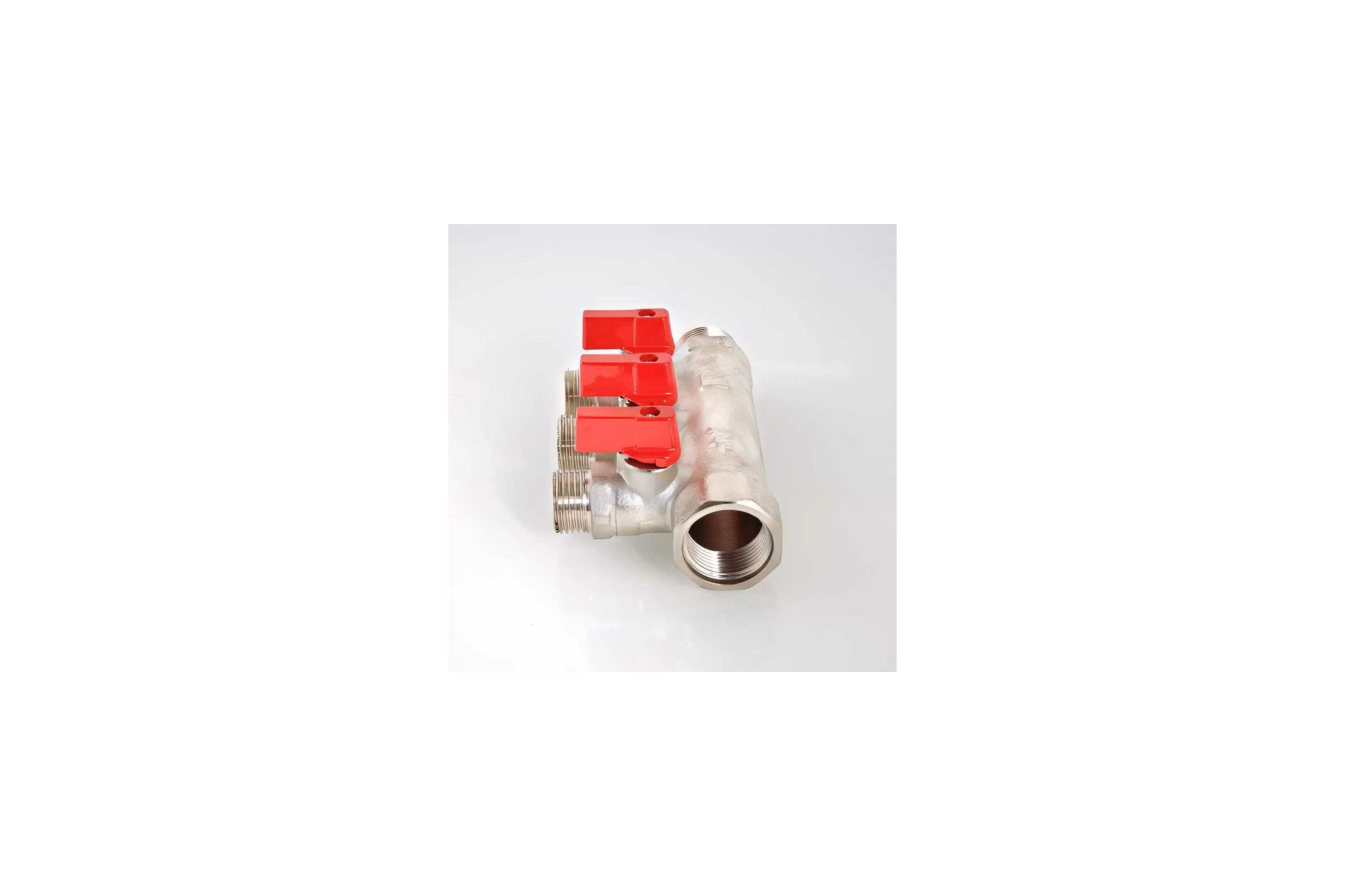 Коллектор с отсекающими кранами, 1х3 вых. 1/2 нар. Valtec VTc.580.N.0603