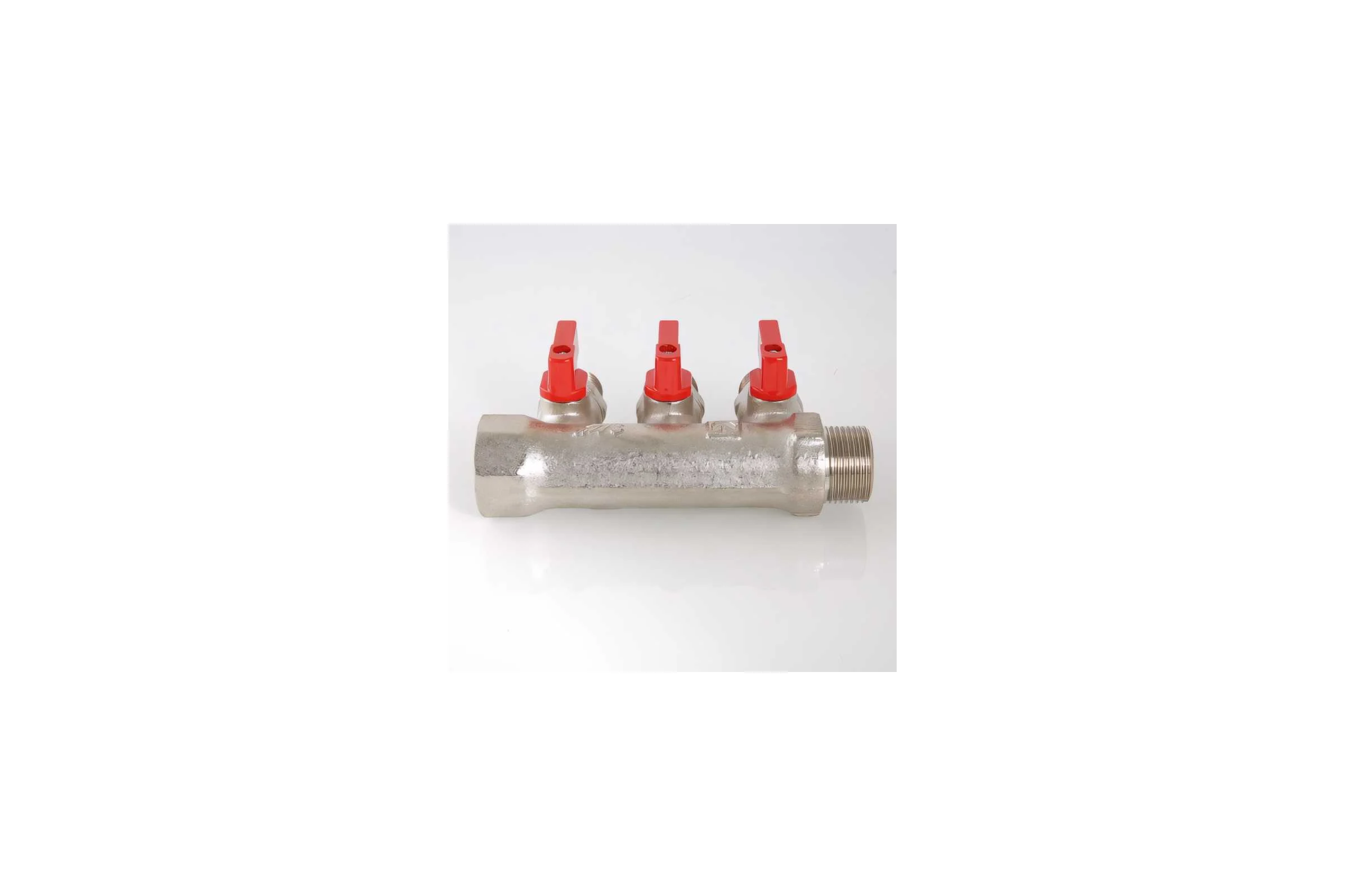 Коллектор с отсекающими кранами, 1х3 вых. 1/2 нар. Valtec VTc.580.N.0603