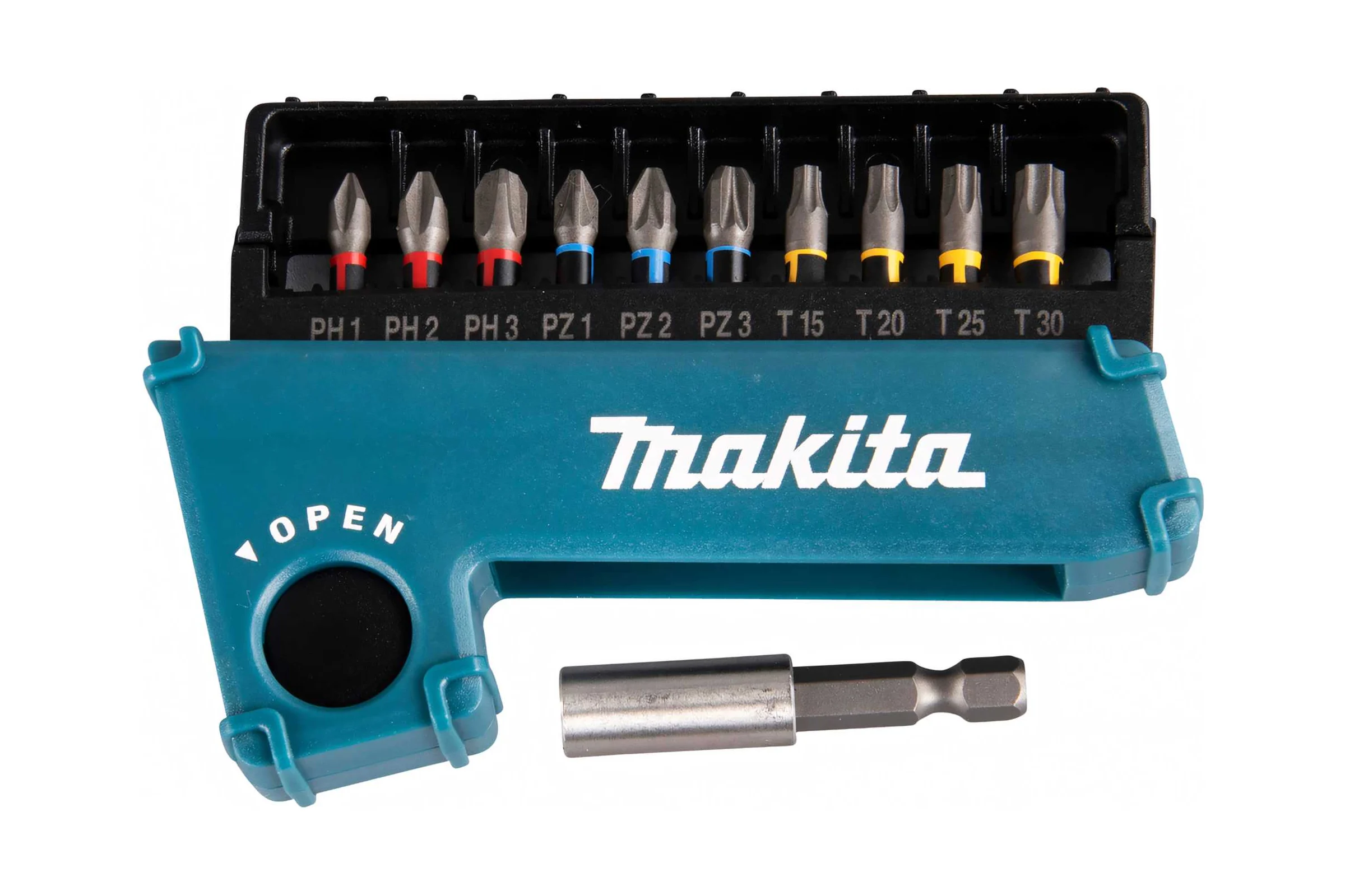 Набор насадок Impact Premier (11 шт.; 25 мм; C-form; PH, PZ, T; магнитный держатель) Makita E-03567