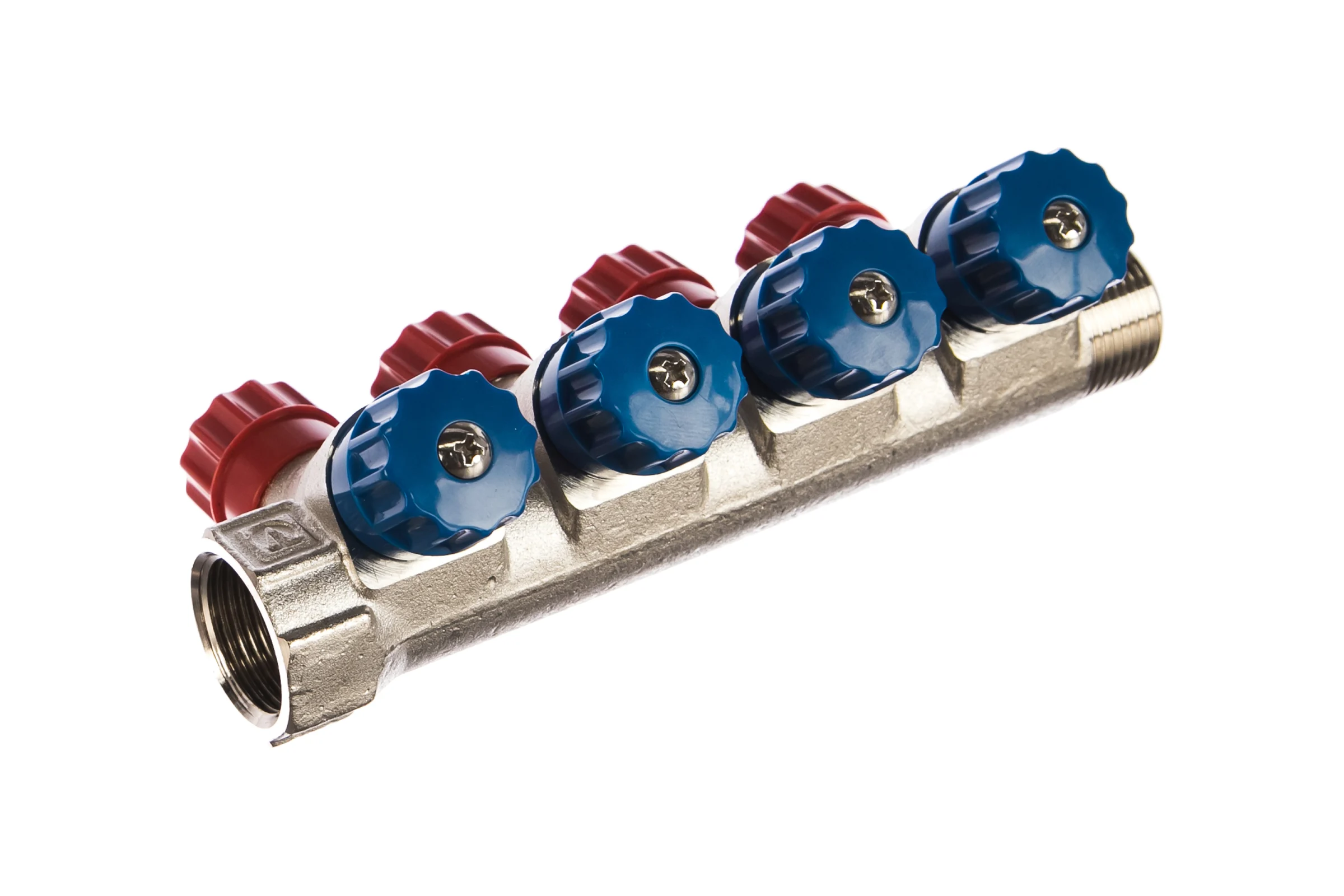 Коллектор с регулирующими вентилями 3/4х4 вых. 1/2 нар. Valtec VTc.560.N.0504
