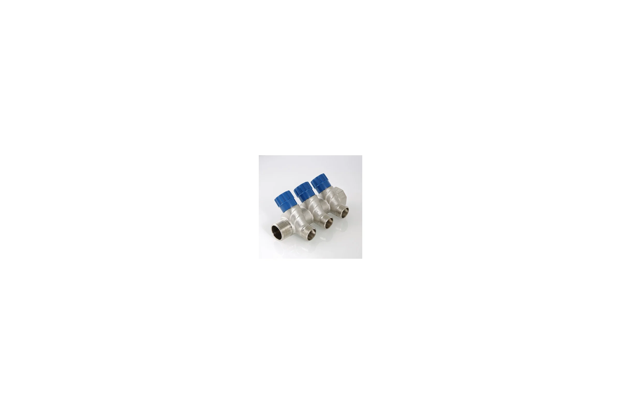 Коллектор с регулирующими вентилями 1х3 вых. 1/2 нар. Valtec VTc.560.N.0603