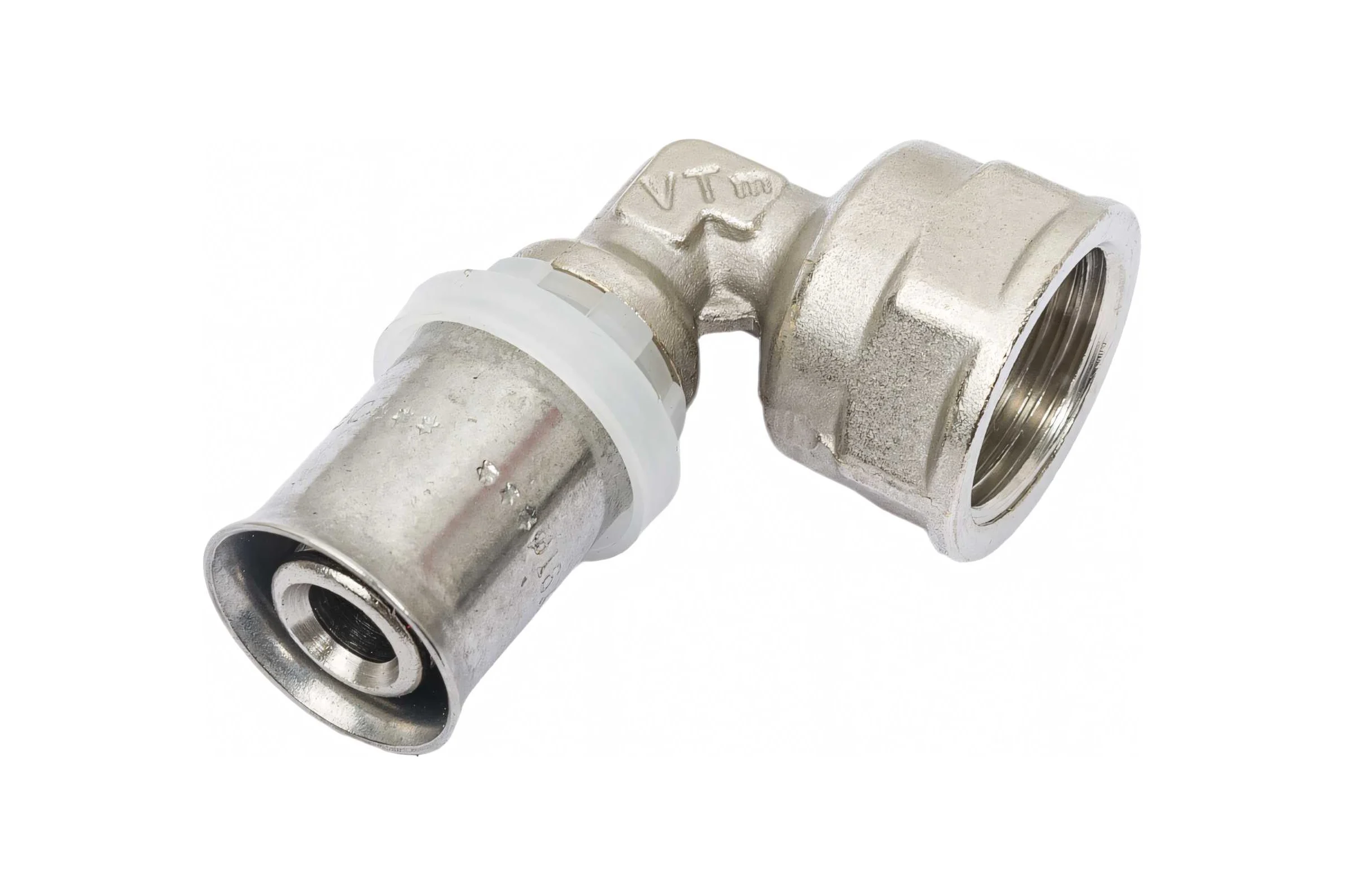 Угольник пресс с переходом на внутреннюю резьбу 16х1/2 Valtec VTm.252.N.001604