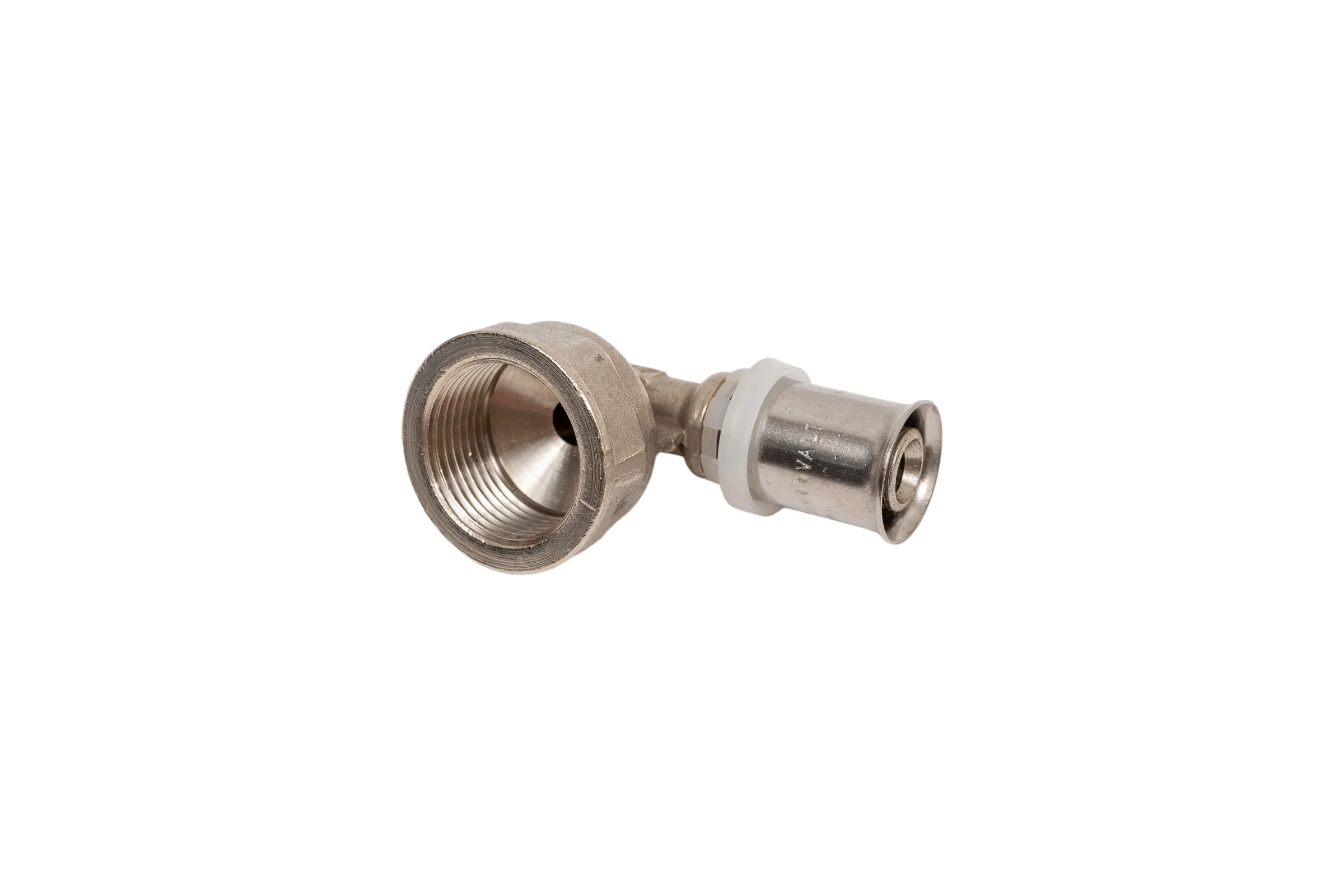 Угольник пресс с переходом на внутреннюю резьбу 16х3/4 Valtec VTm.252.N.001605
