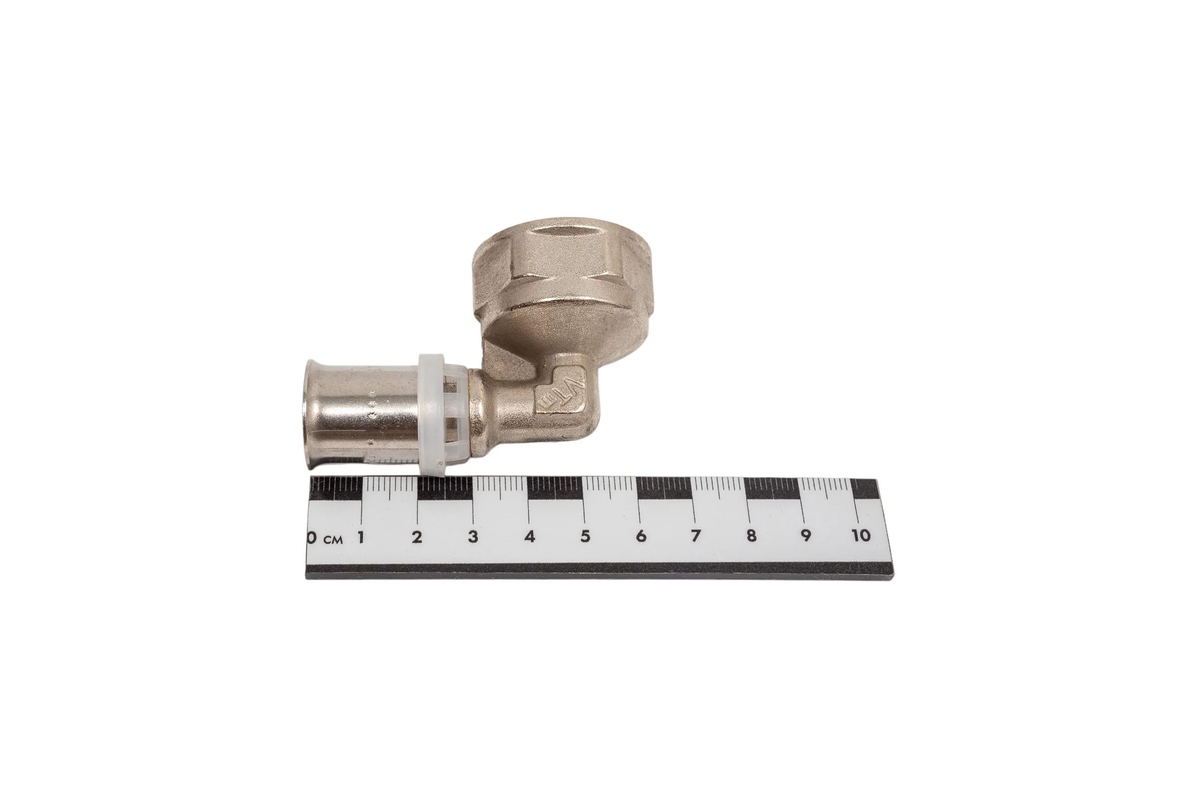 Угольник пресс с переходом на внутреннюю резьбу 16х3/4 Valtec VTm.252.N.001605