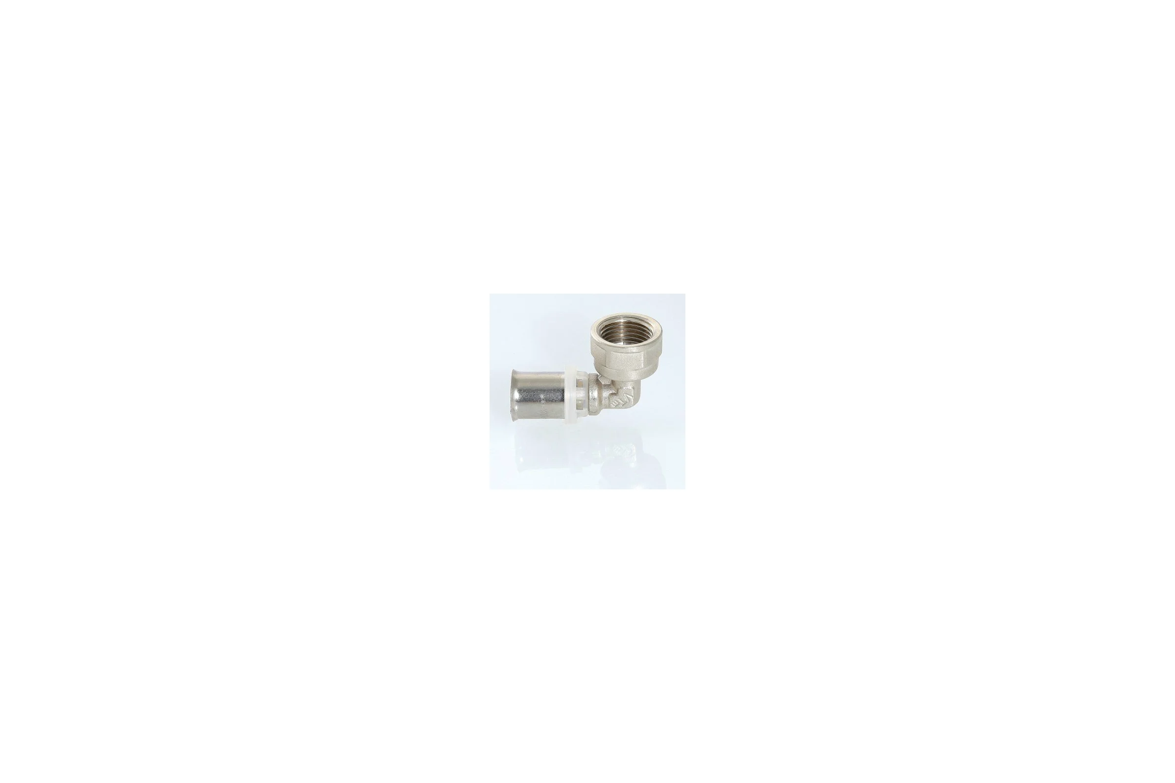 Угольник пресс с переходом на внутреннюю резьбу 20х1/2 Valtec VTm.252.N.002004