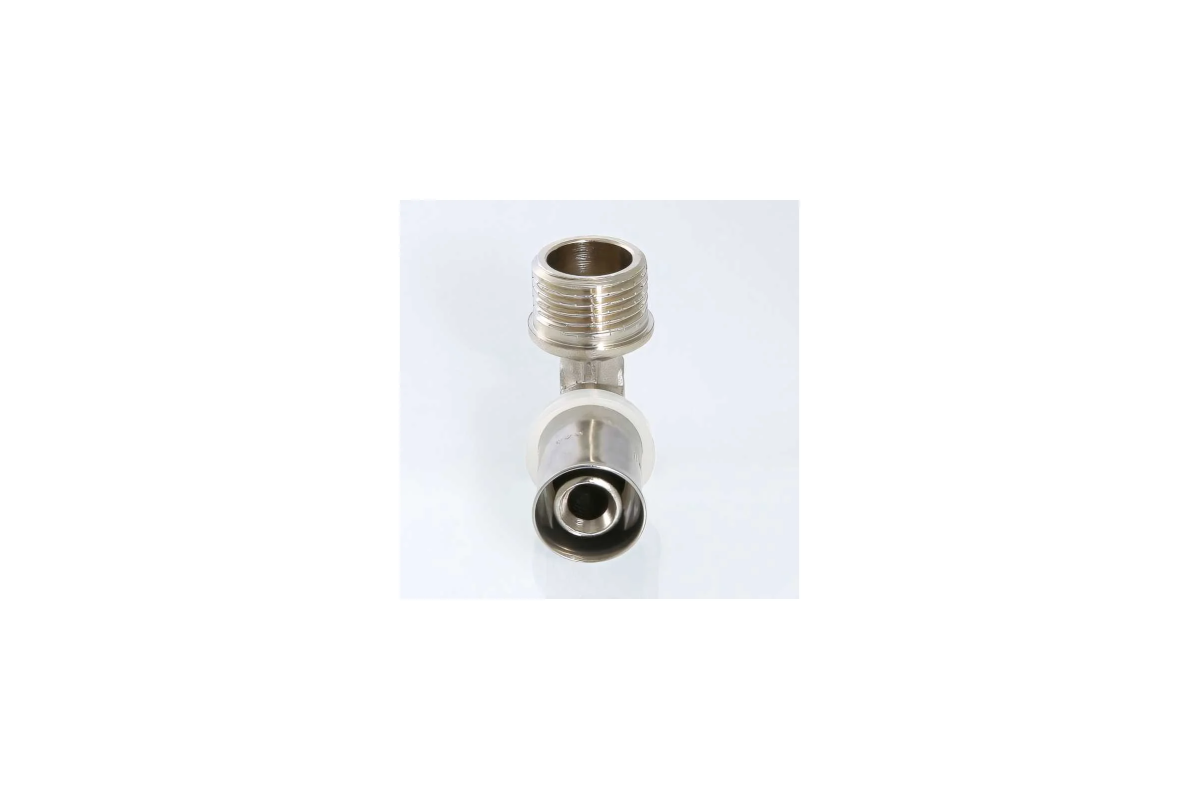Угольник пресс с переходом на наружную резьбу 16х1/2 Valtec VTm.253.N.001604