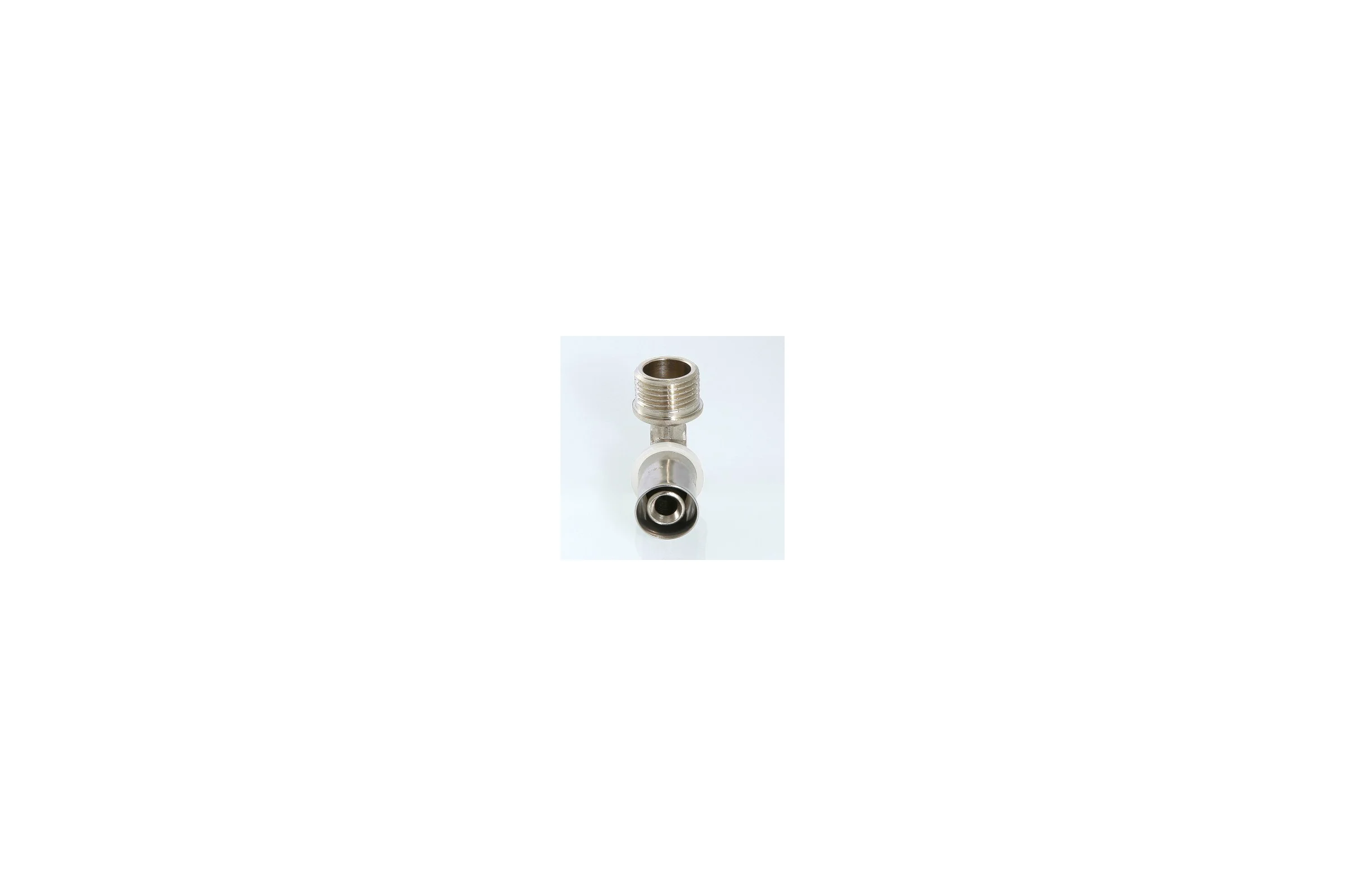 Угольник пресс с переходом на наружную резьбу 16х3/4 Valtec VTm.253.N.001605