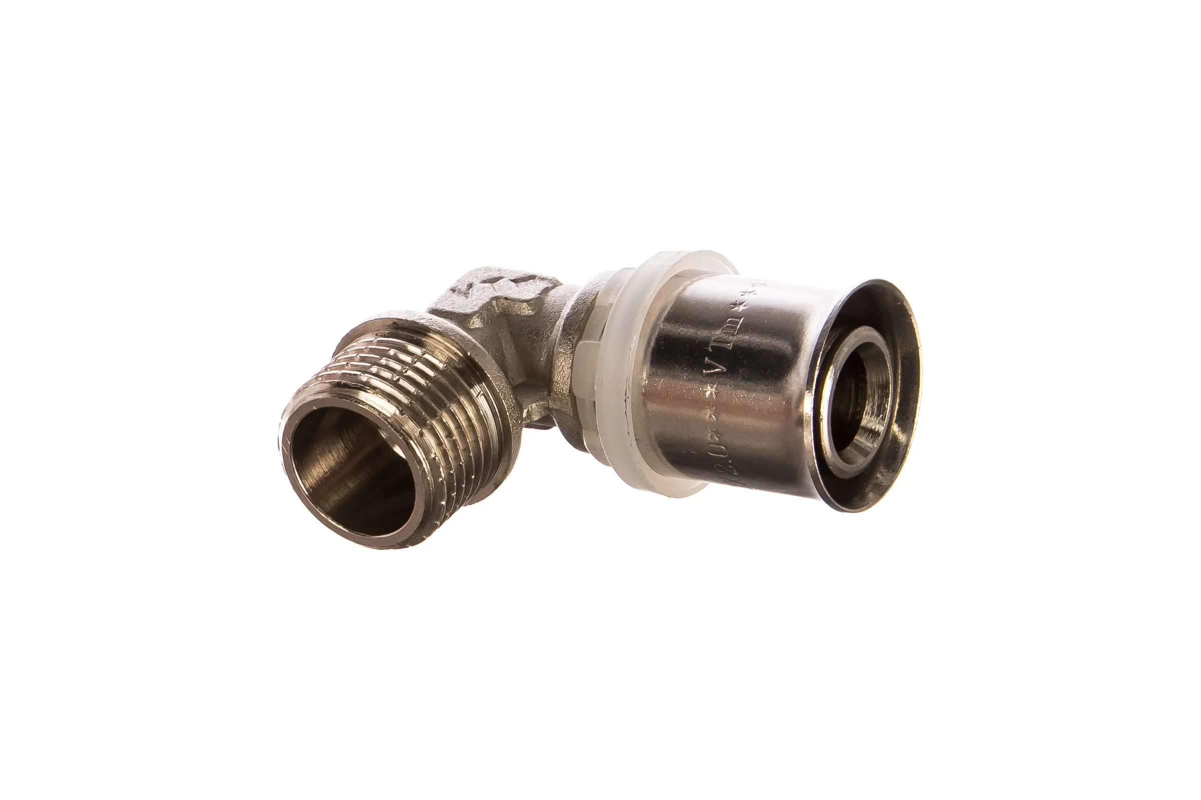 Угольник пресс с переходом на наружную резьбу 20х1/2 Valtec VTm.253.N.002004
