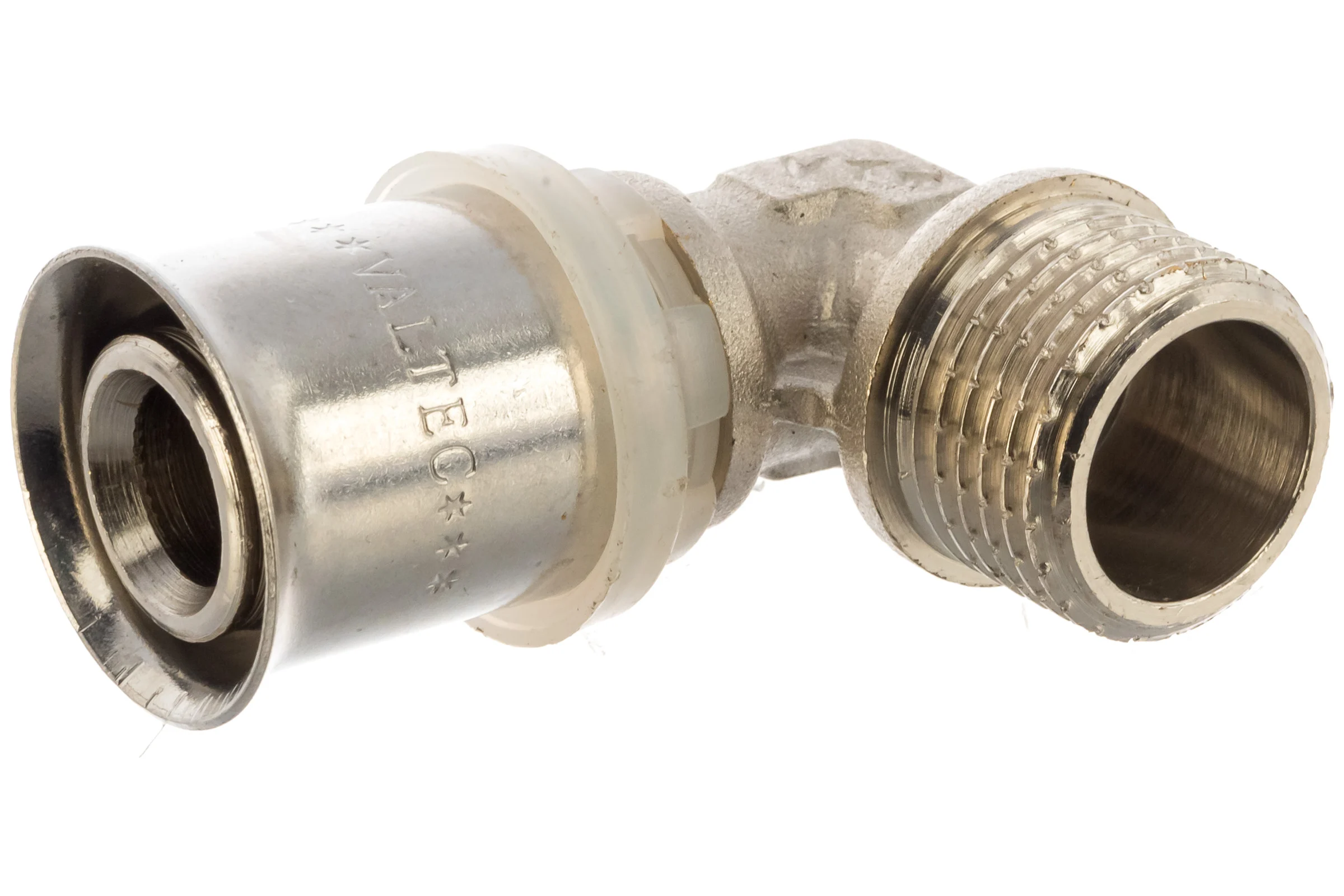 Угольник пресс с переходом на наружную резьбу 20х1/2 Valtec VTm.253.N.002004