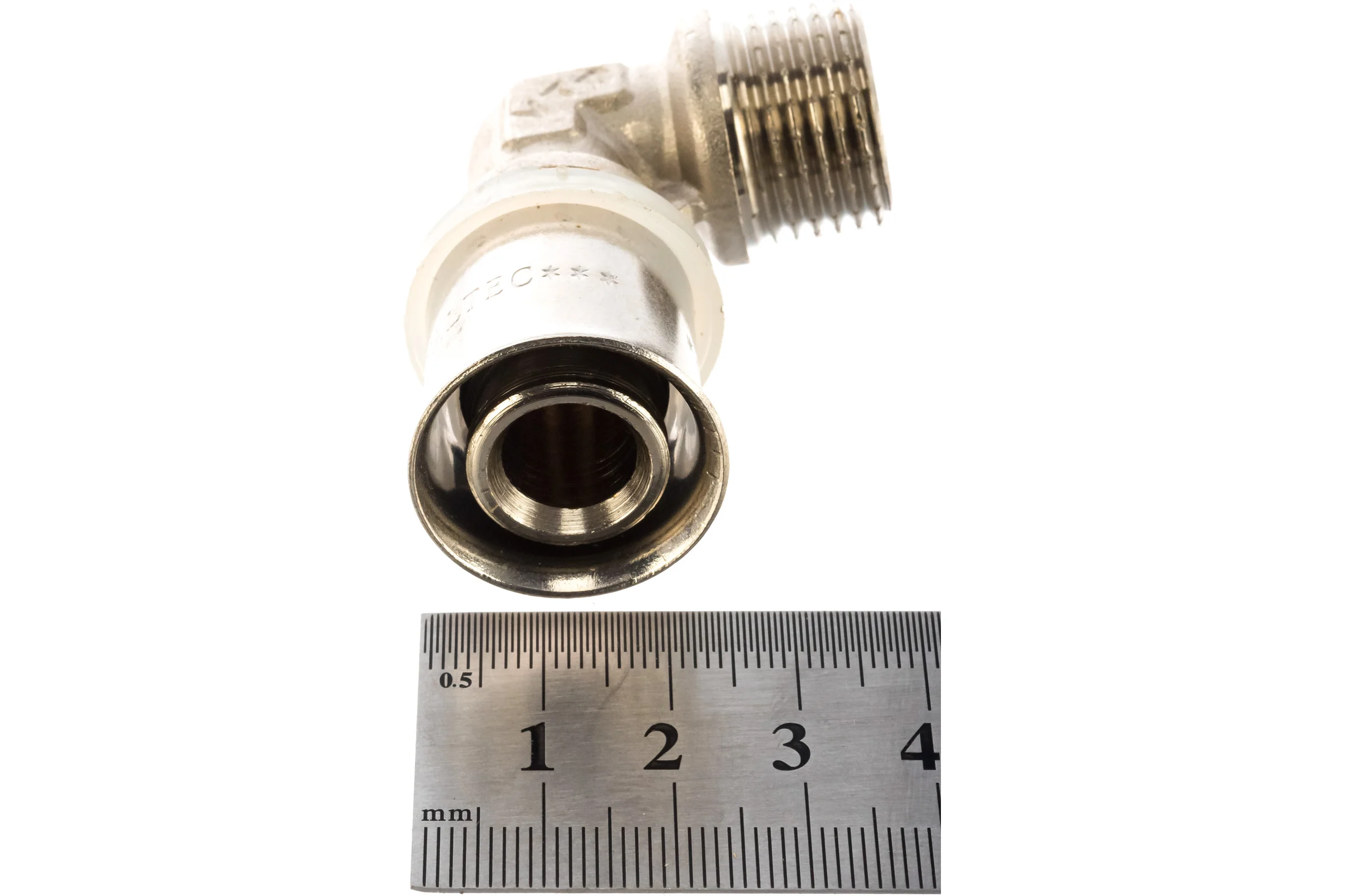 Угольник пресс с переходом на наружную резьбу 20х1/2 Valtec VTm.253.N.002004