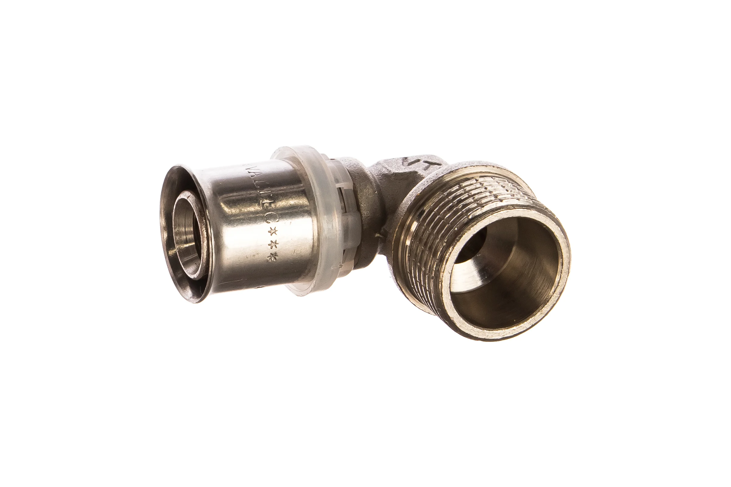 Угольник пресс с переходом на наружную резьбу 20х3/4 Valtec VTm.253.N.002005