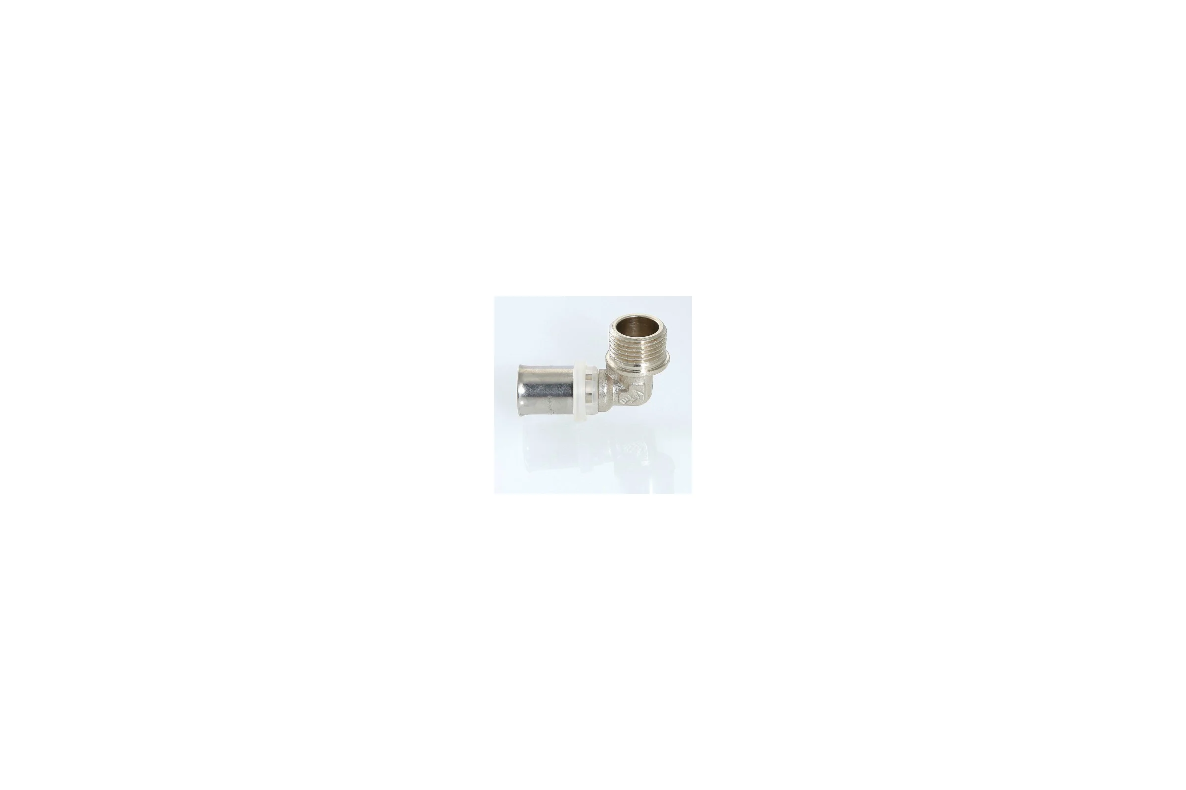 Угольник пресс с переходом на наружную резьбу 26х3/4 Valtec VTm.253.N.002605
