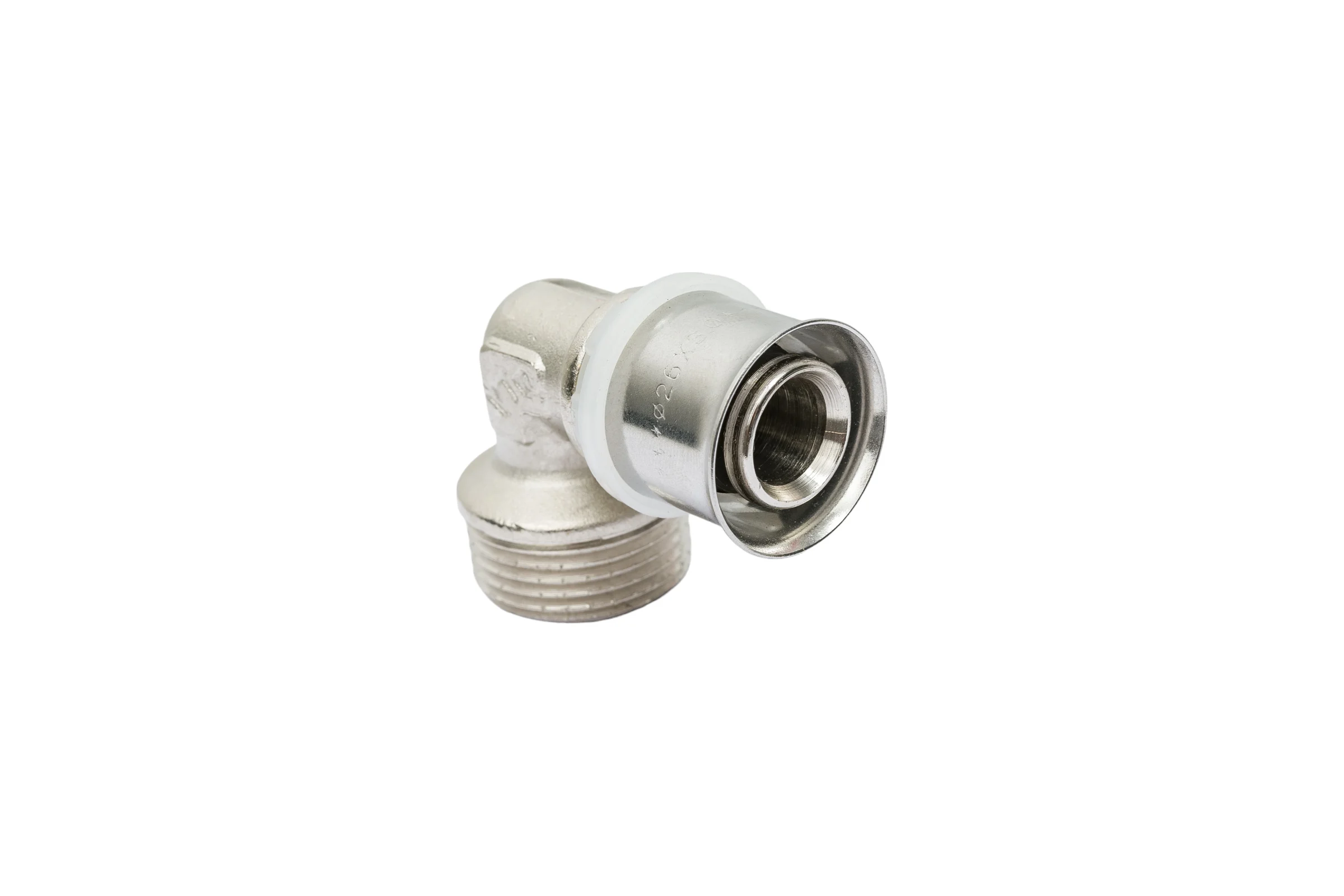 Угольник пресс с переходом на наружную резьбу 26х1" Valtec VTm.253.N.002606