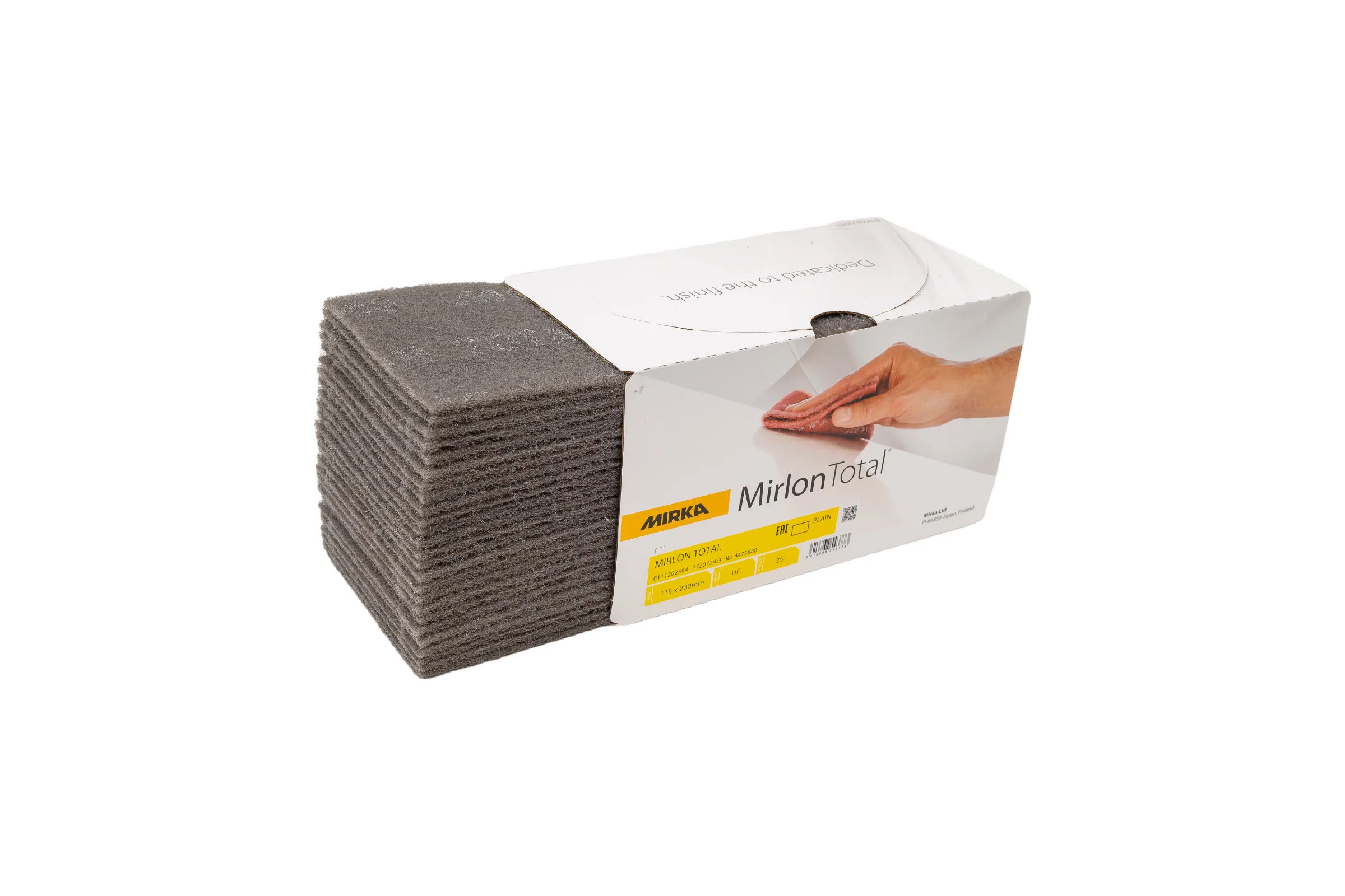 Шлифовальный материал на нетканой основе Mirlon TOTAL (115х230 мм; Р1500) MIRKA 8111202594
