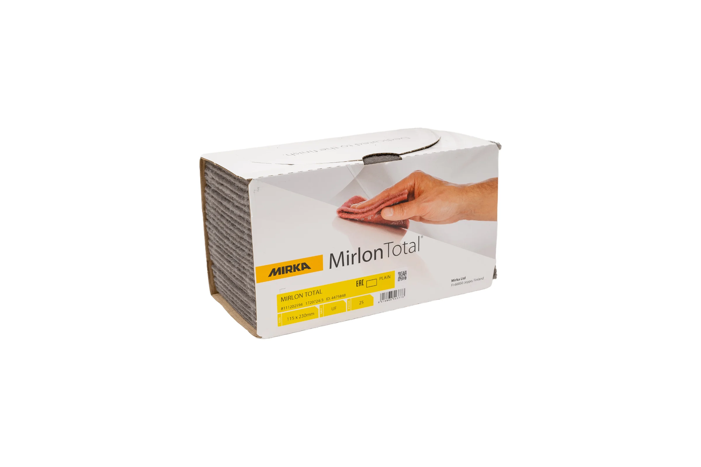 Шлифовальный материал на нетканой основе Mirlon TOTAL (115х230 мм; Р1500) MIRKA 8111202594