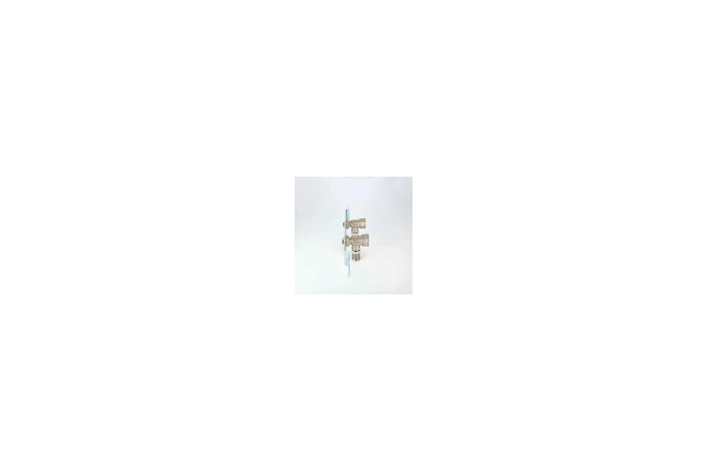 Монтажная планка с водорозетками, пресс 16х1/2 Valtec VTm.224.N.001604