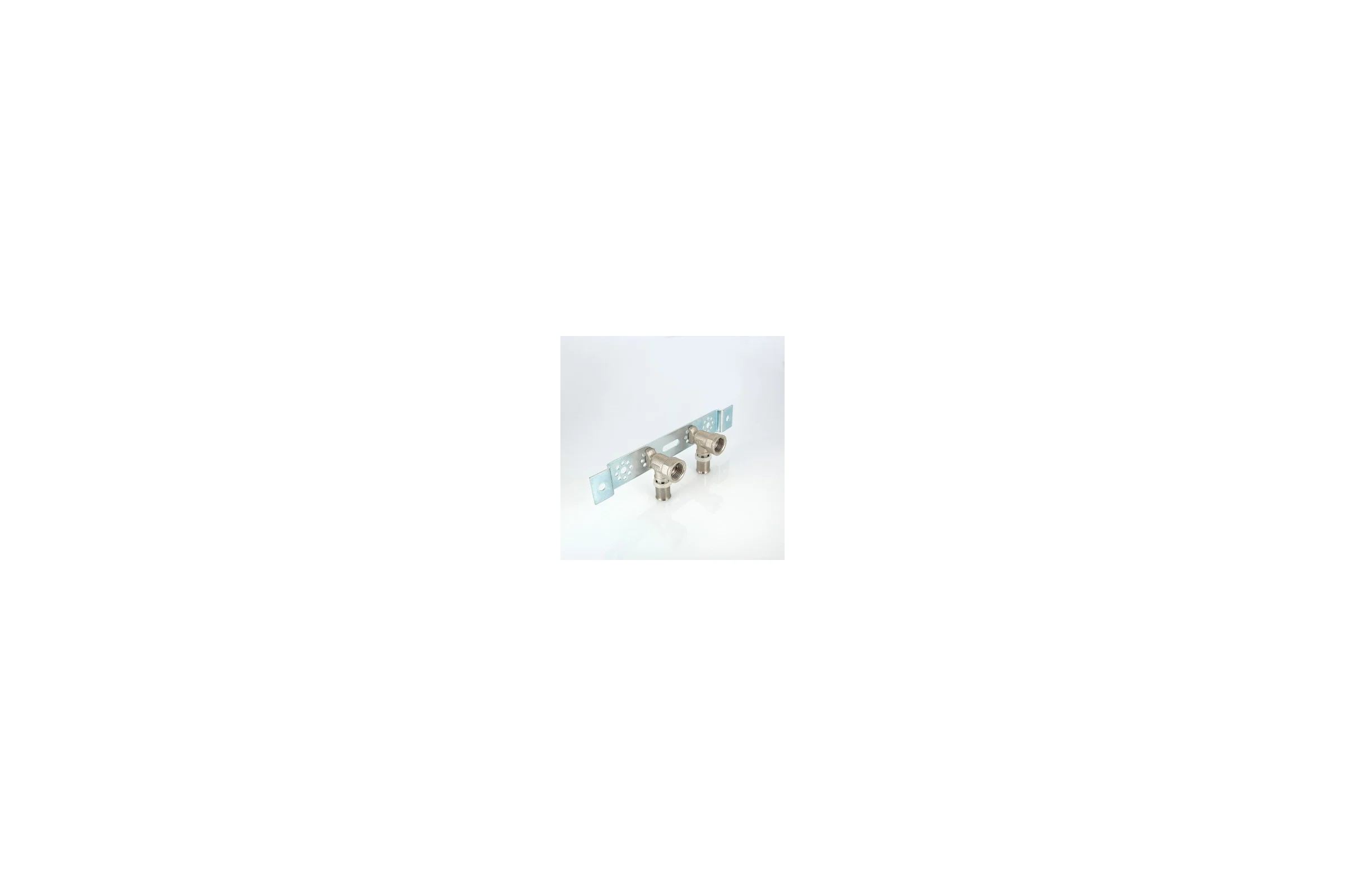 Монтажная планка с водорозетками, пресс 16х1/2 Valtec VTm.224.N.001604
