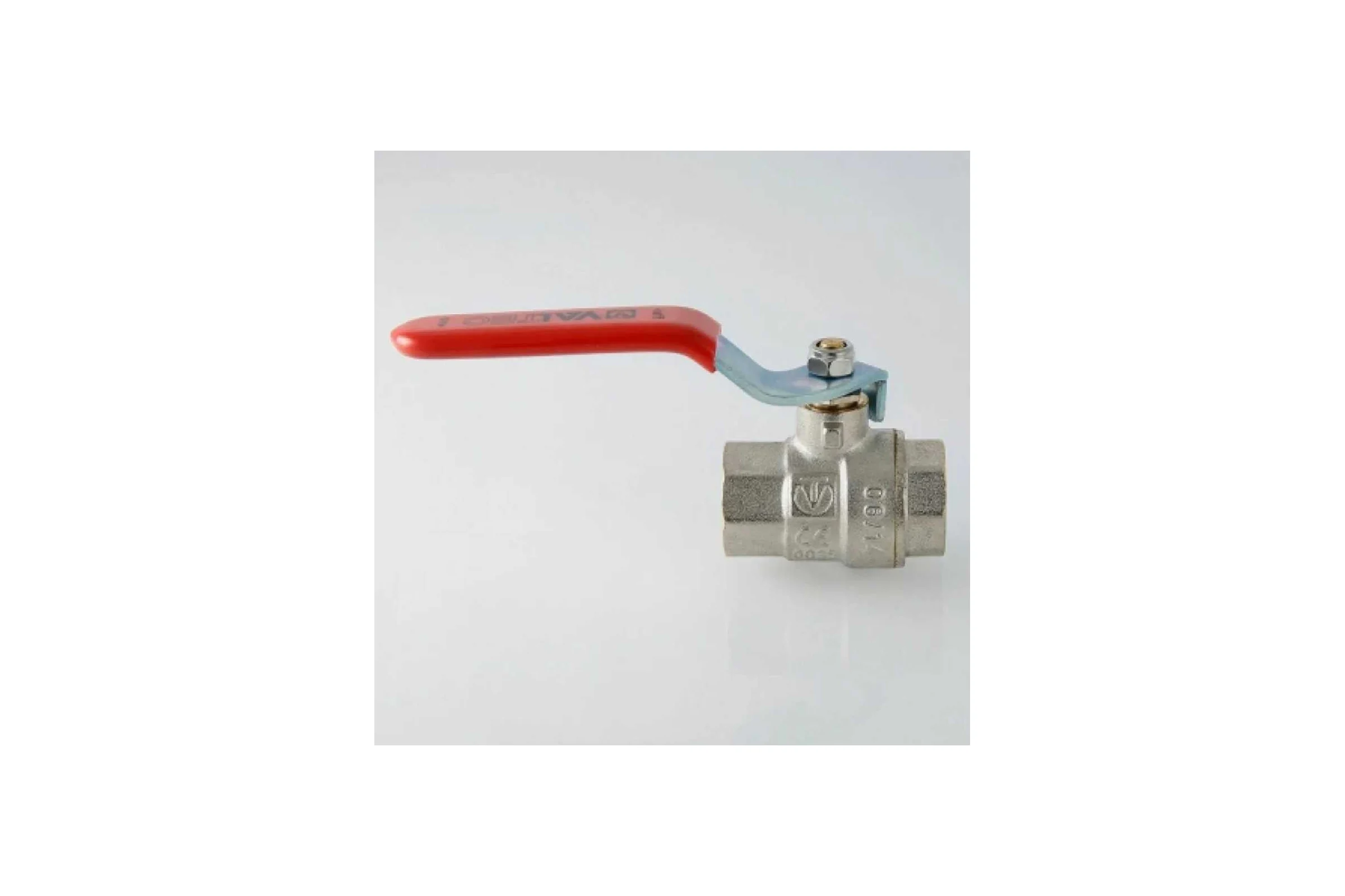 Шаровой кран, стальная рукоятка 1/2 вн.-вн. Valtec BASE VT.214.N.04