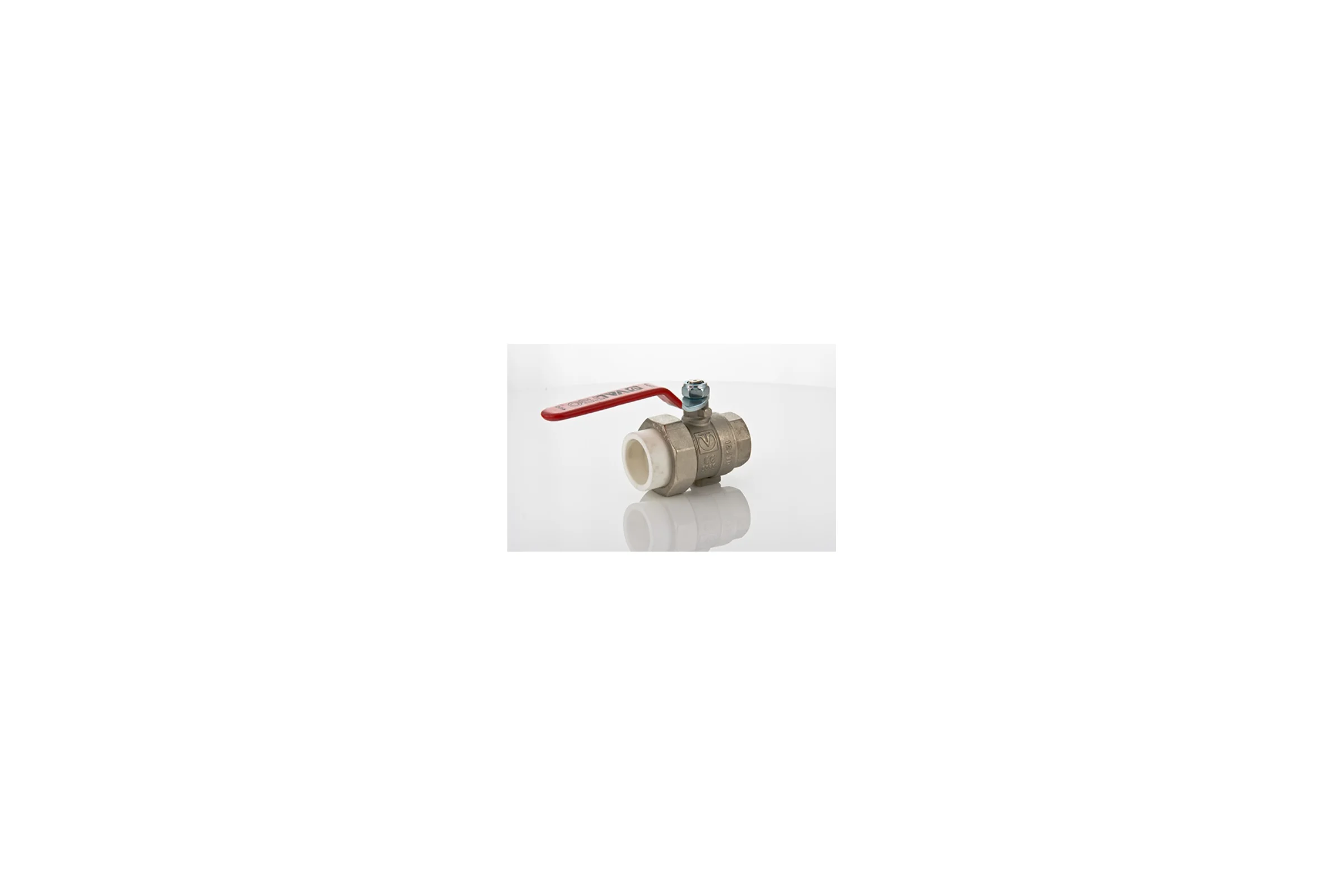 Латунный кран под PPR 25х3/4 вн. р. с полусгоном Valtec VTp.742.0.02505