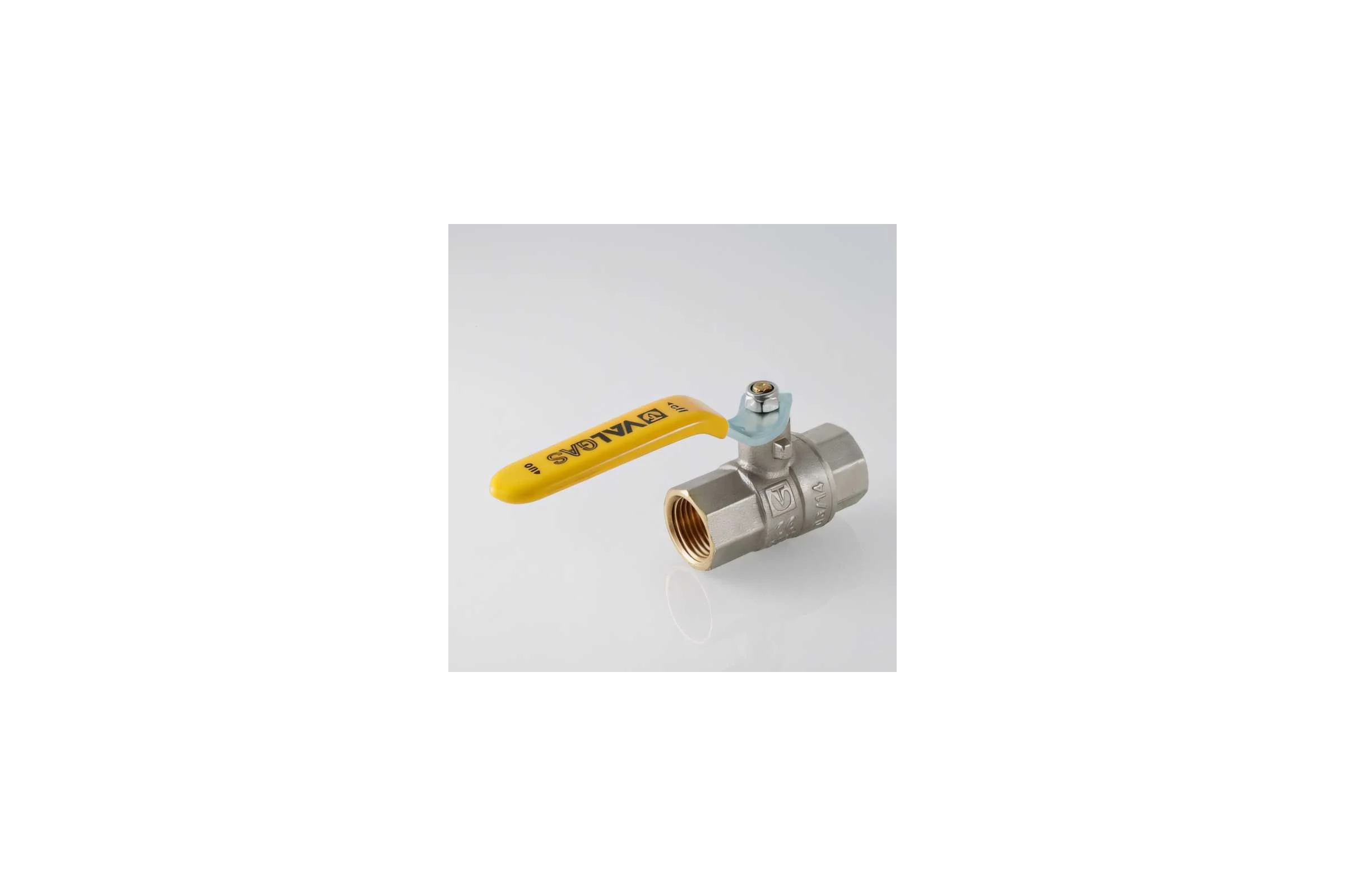 Шаровой газовый кран, стальная рукоятка 1/2 вн.-вн. Valtec VALGAS VT.271.N.04