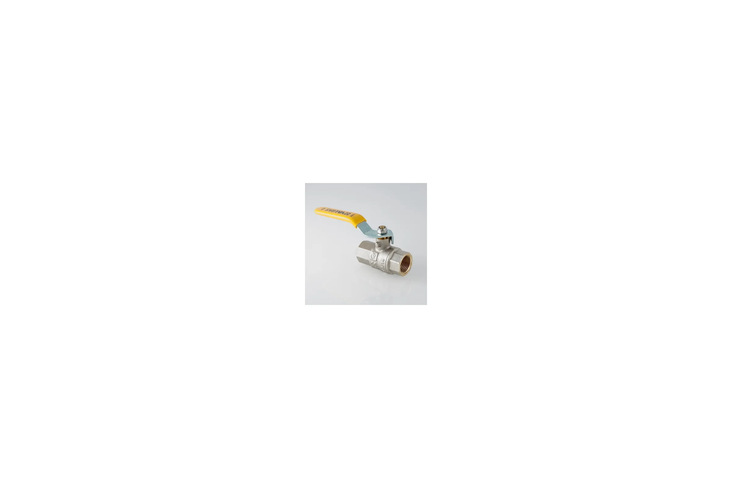 Шаровой газовый кран, стальная рукоятка 1/2 вн.-вн. Valtec VALGAS VT.271.N.04