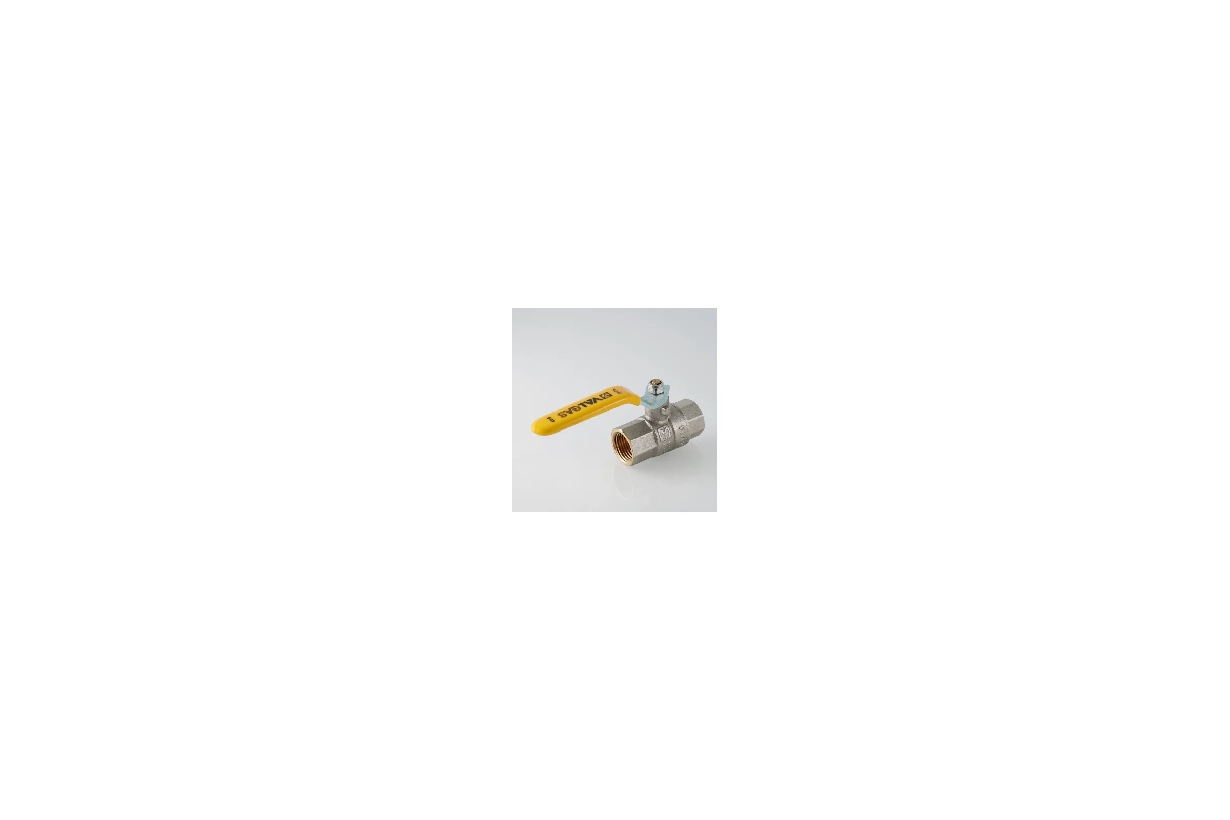 Шаровой газовый кран, стальная рукоятка 3/4 вн.-вн. Valtec VALGAS VT.271.N.05