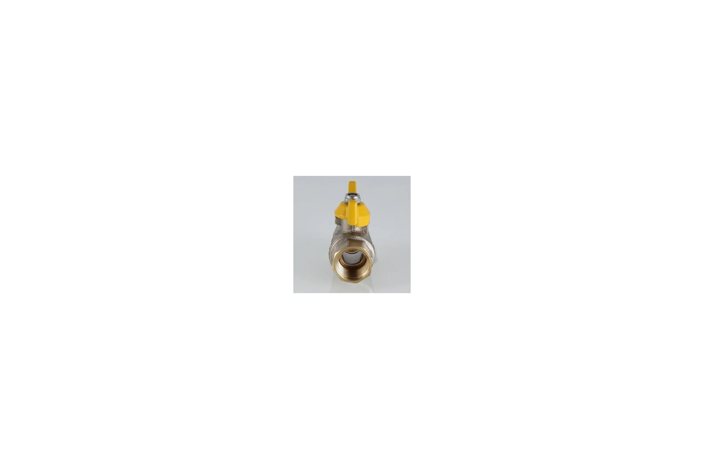 Шаровой газовый кран, рукоятка бабочка 3/4 вн.-вн. Valtec VALGAS VT.277.N.05