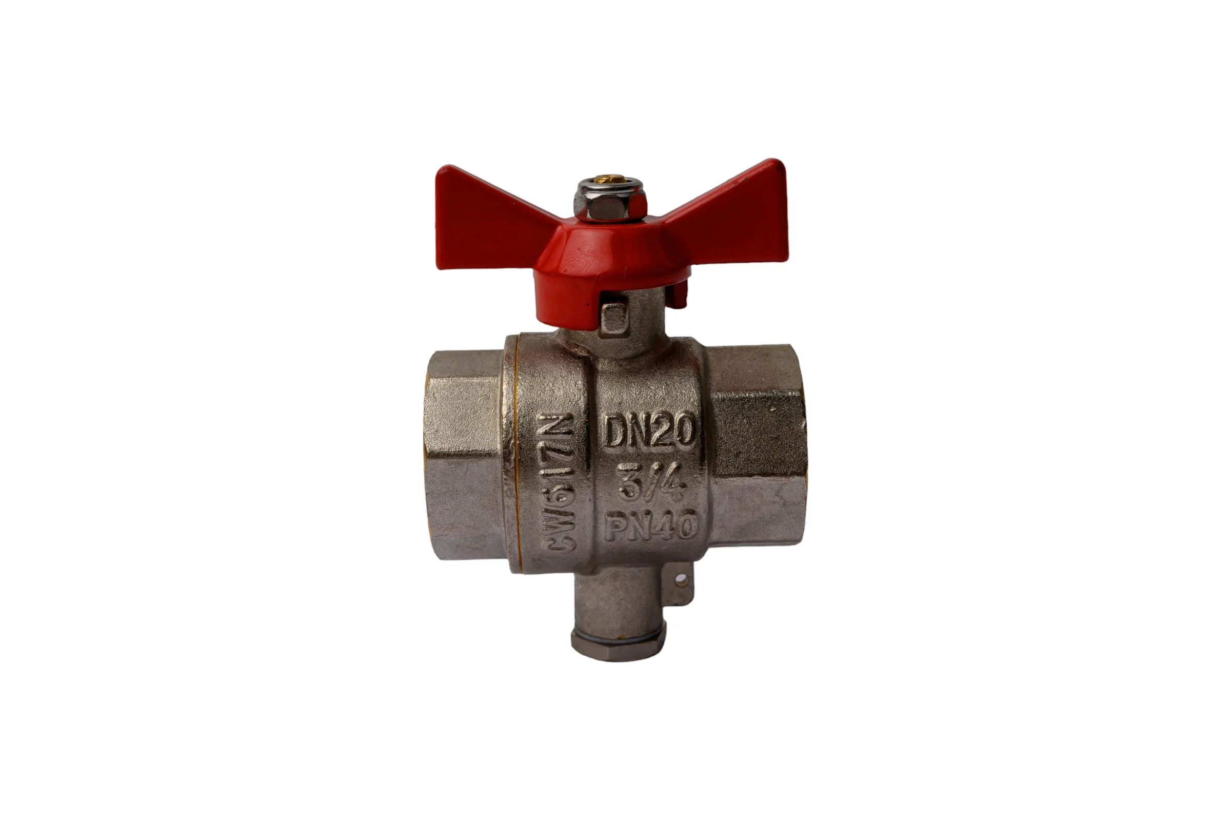 Шаровой кран для подключения датчика температуры 3/4 Valtec VT.247.N.05