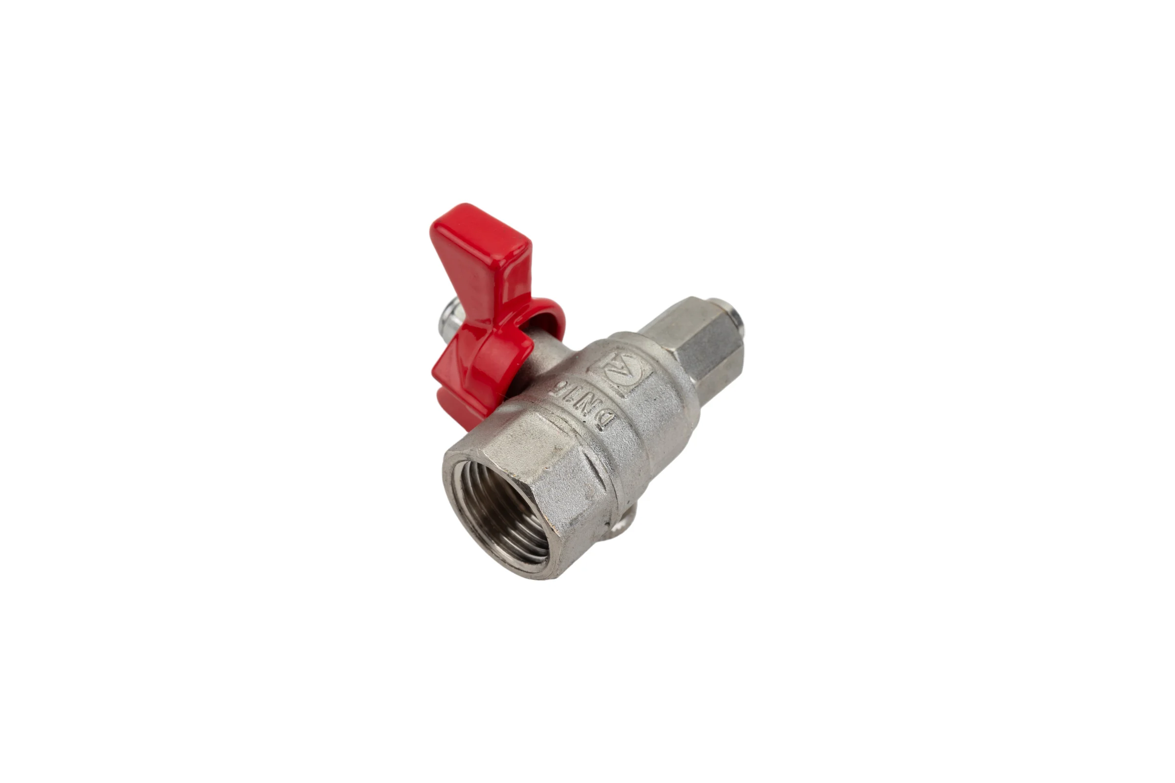 Шаровой кран для подключения манометра 1/2вн. -1/4вн. Valtec VT.807.N.0402