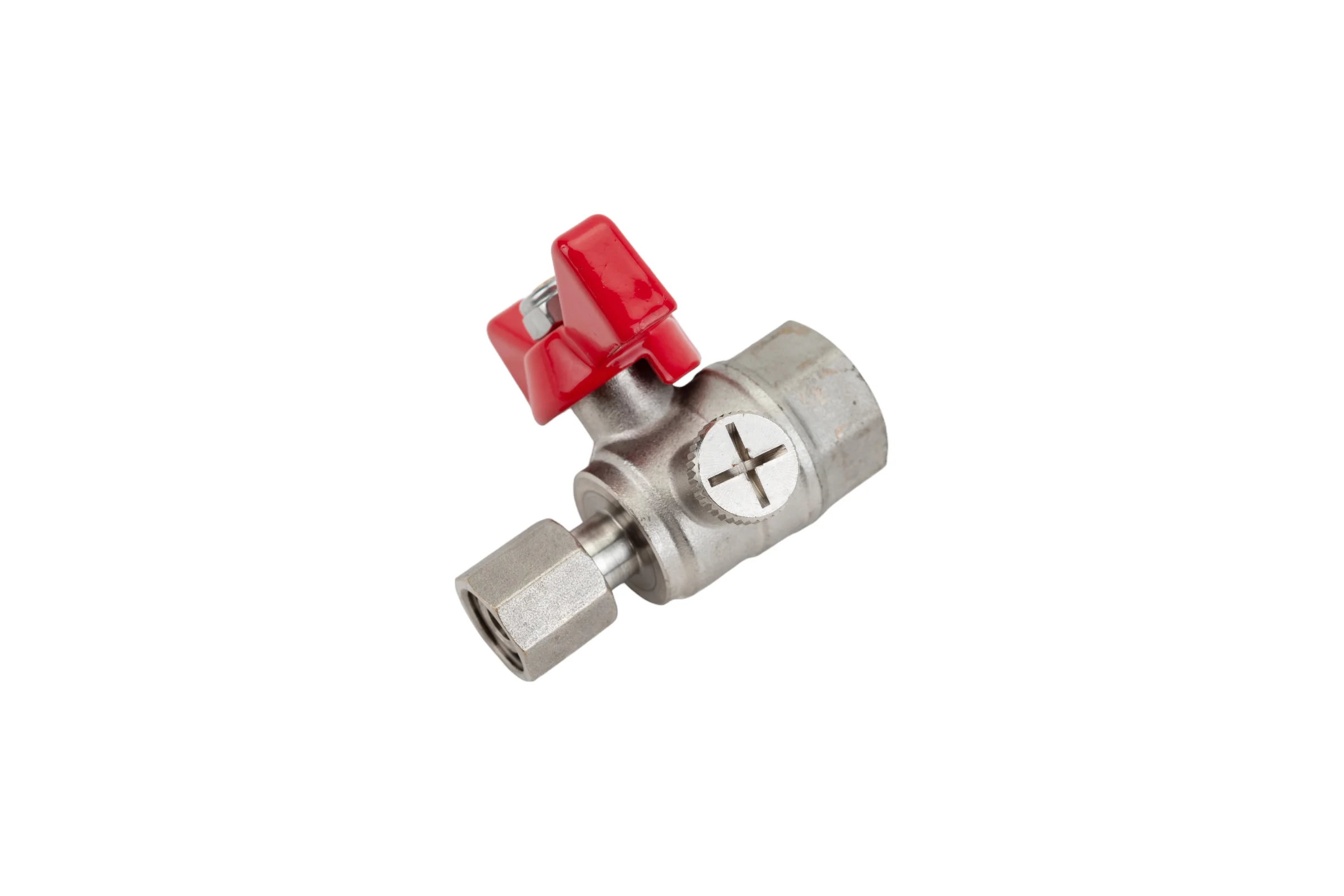 Шаровой кран для подключения манометра 1/2вн. -1/4вн. Valtec VT.807.N.0402