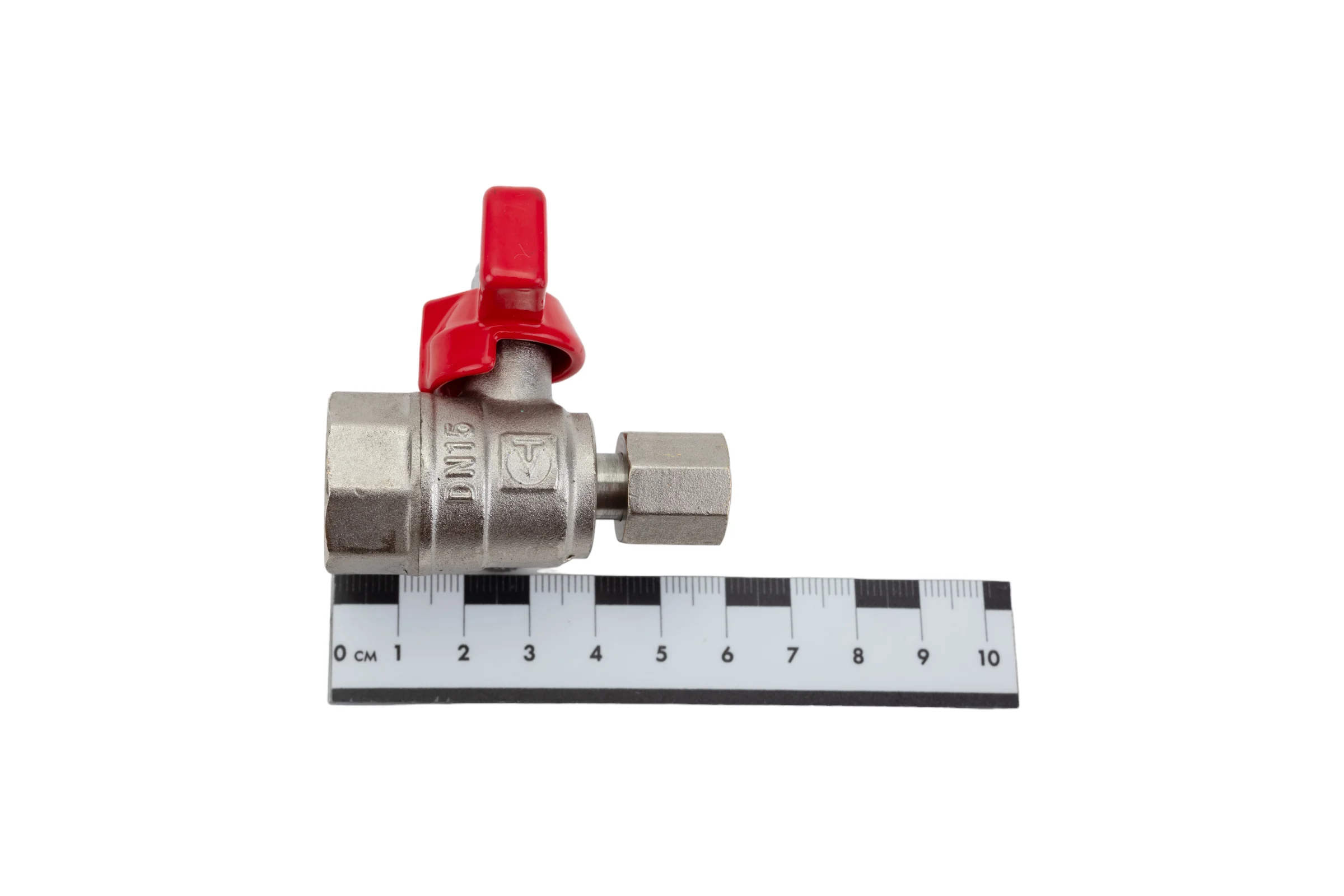 Шаровой кран для подключения манометра 1/2вн. -1/4вн. Valtec VT.807.N.0402