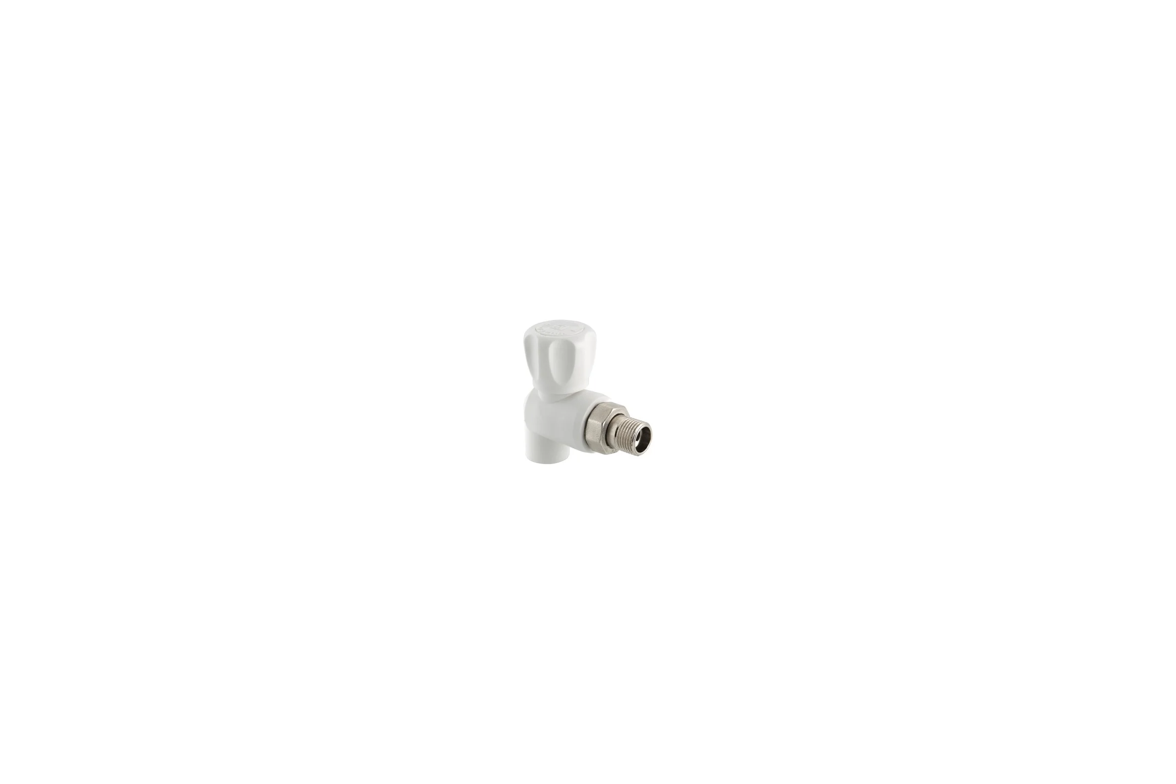 Угловой кран PPR для подключения радиатора 20х1/2 Valtec VTp.718.0.02004