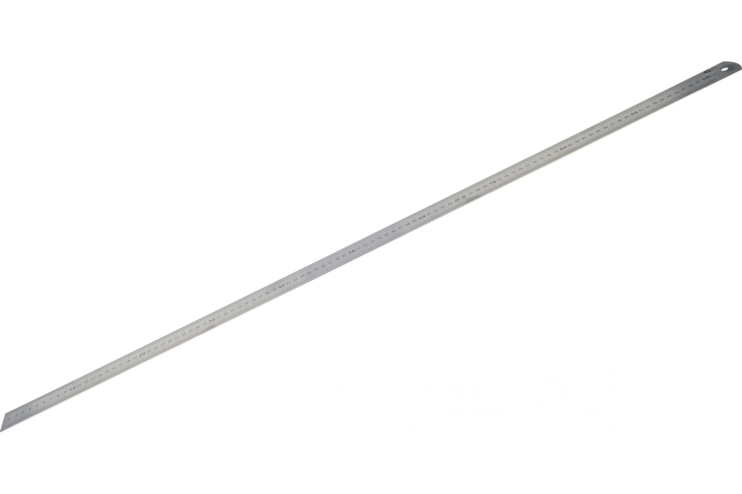 Линейка металлическая с двусторонней шкалой GRIFF, 1000мм D112020