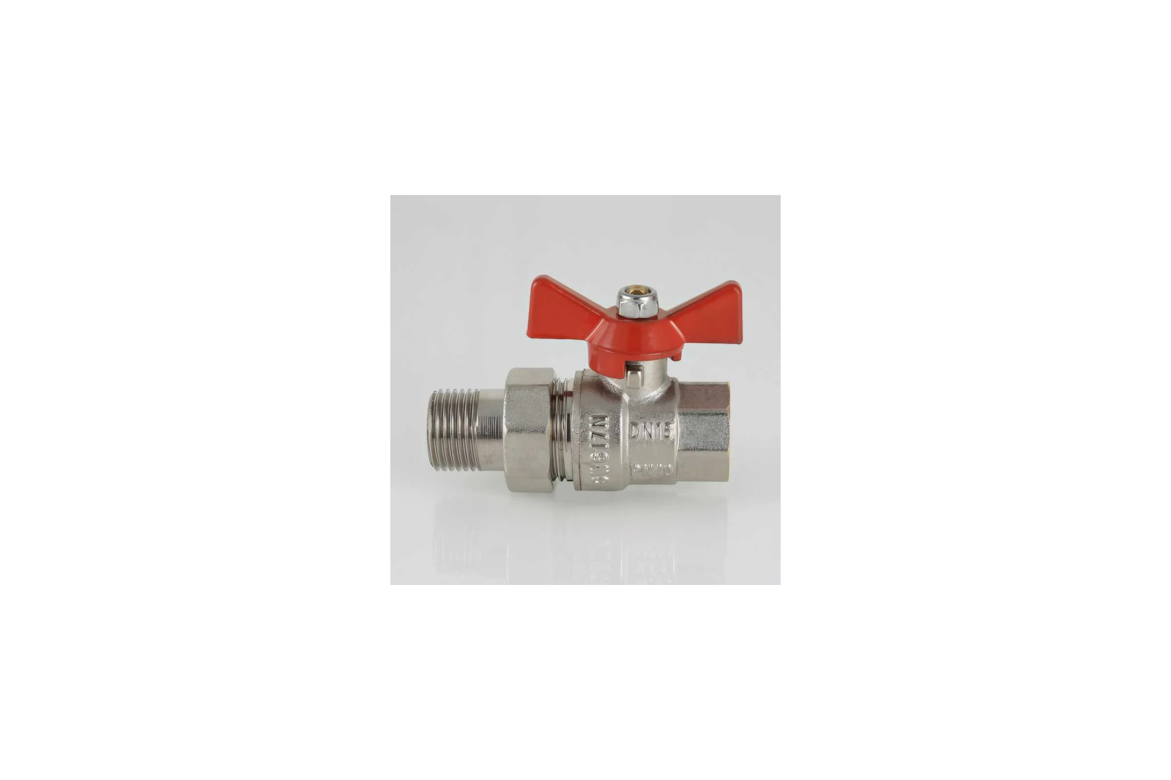Шаровой кран с полусгоном 1" вн.-нар. Valtec BASE VT.227.N.06